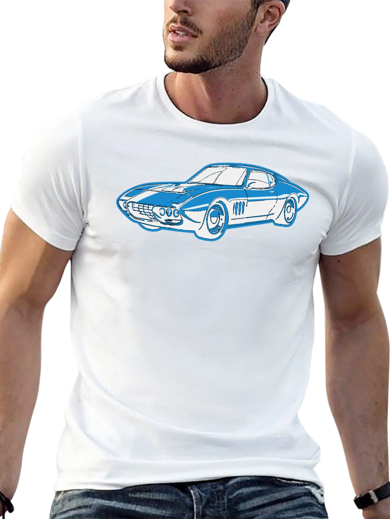 Classic Car Graphic Tee - Retro Style