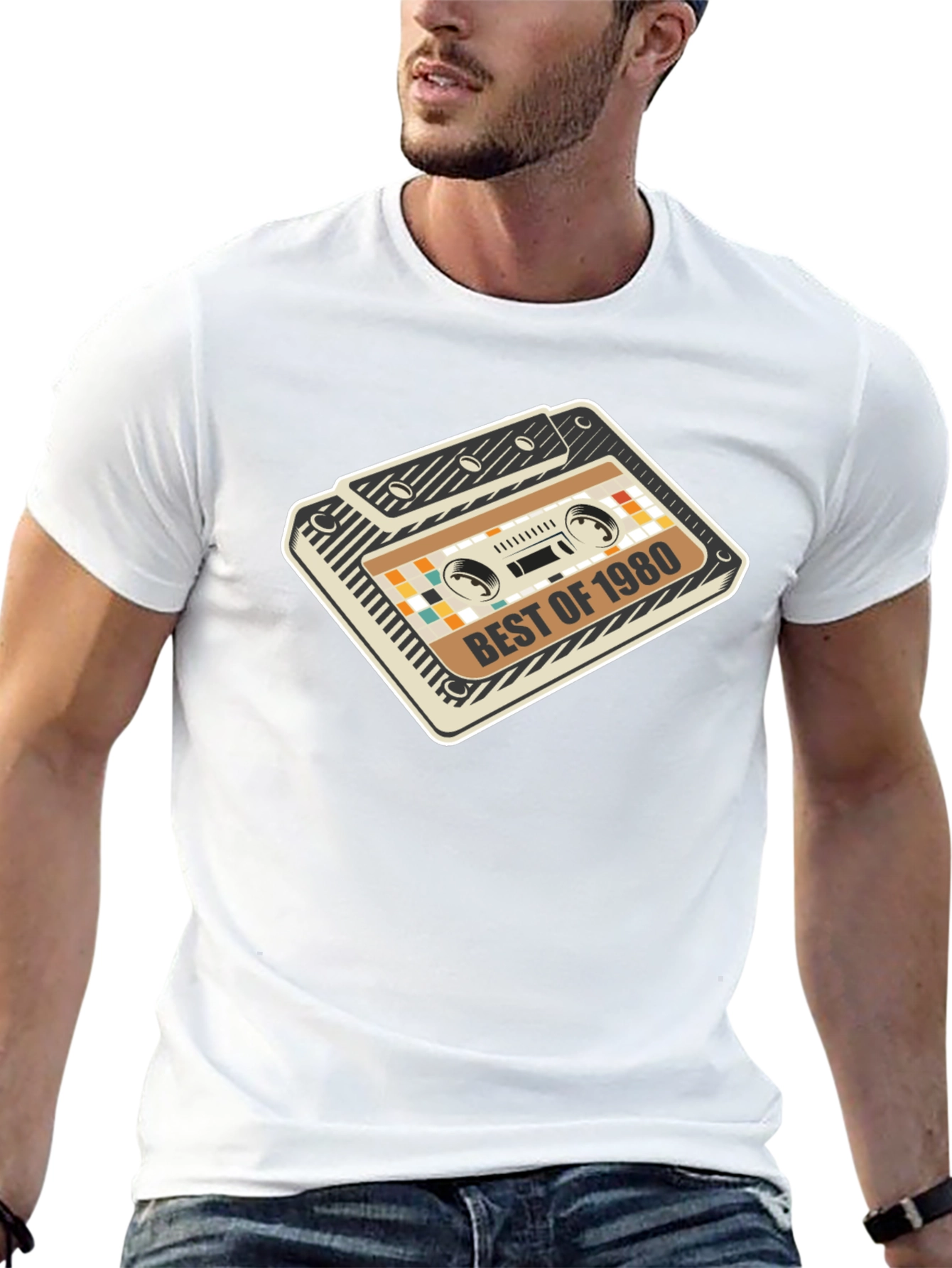 Retro 1980s Cassette Graphic Tee
