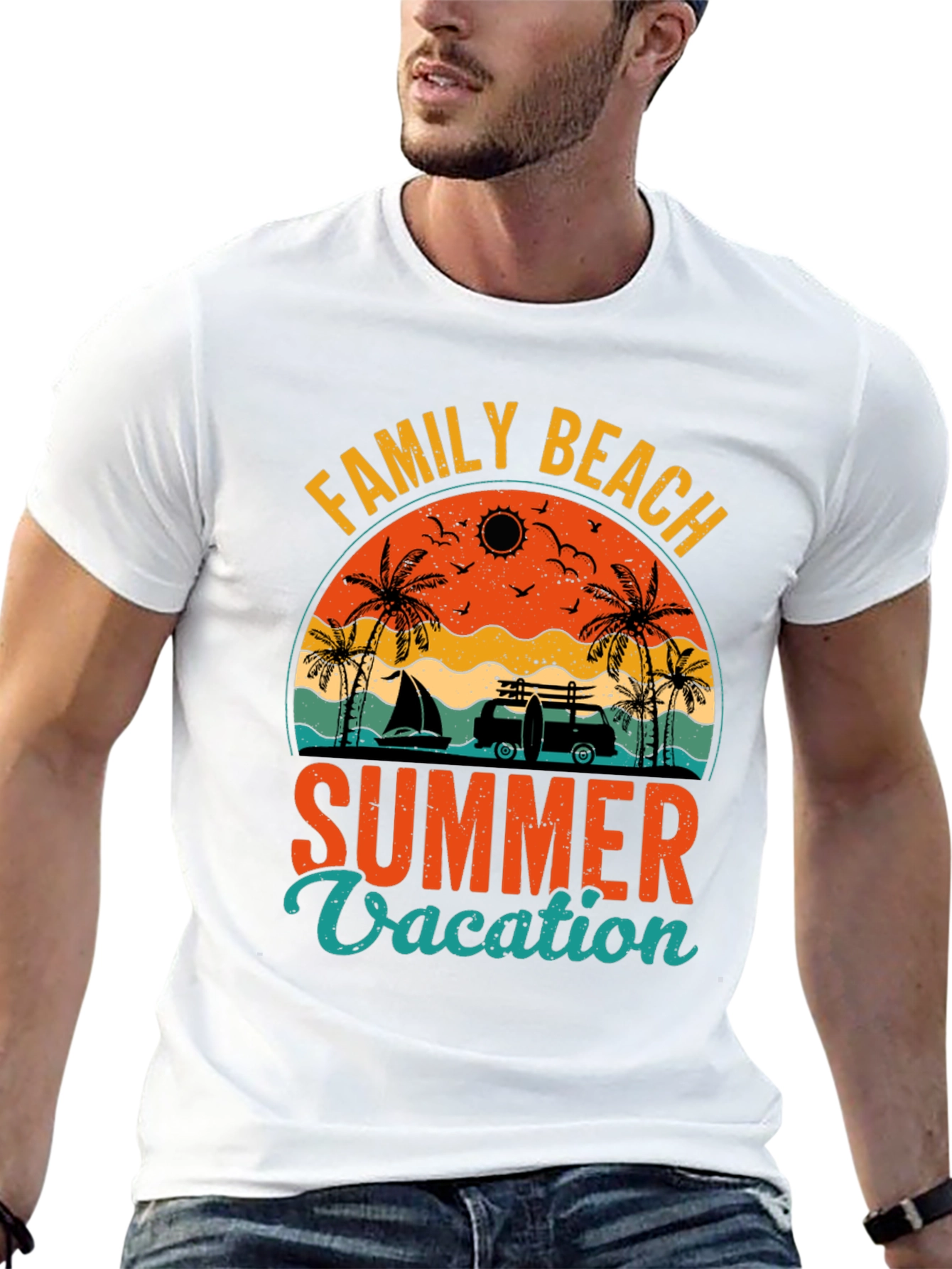 Family Beach Summer Vacation T-Shirt