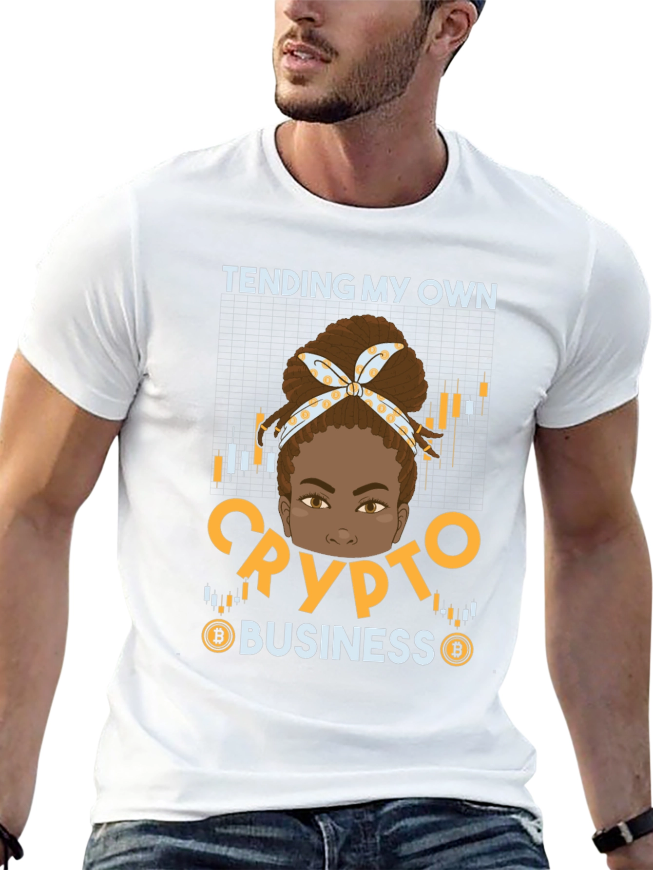 Tending My Own Crypto Business Graphic Tee