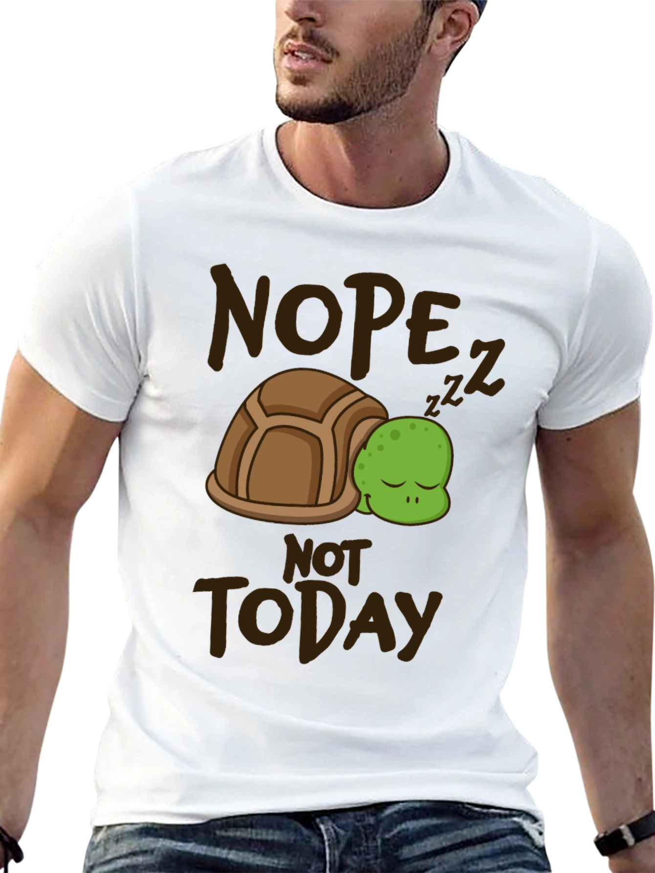 Nope Not Today Turtle T-Shirt