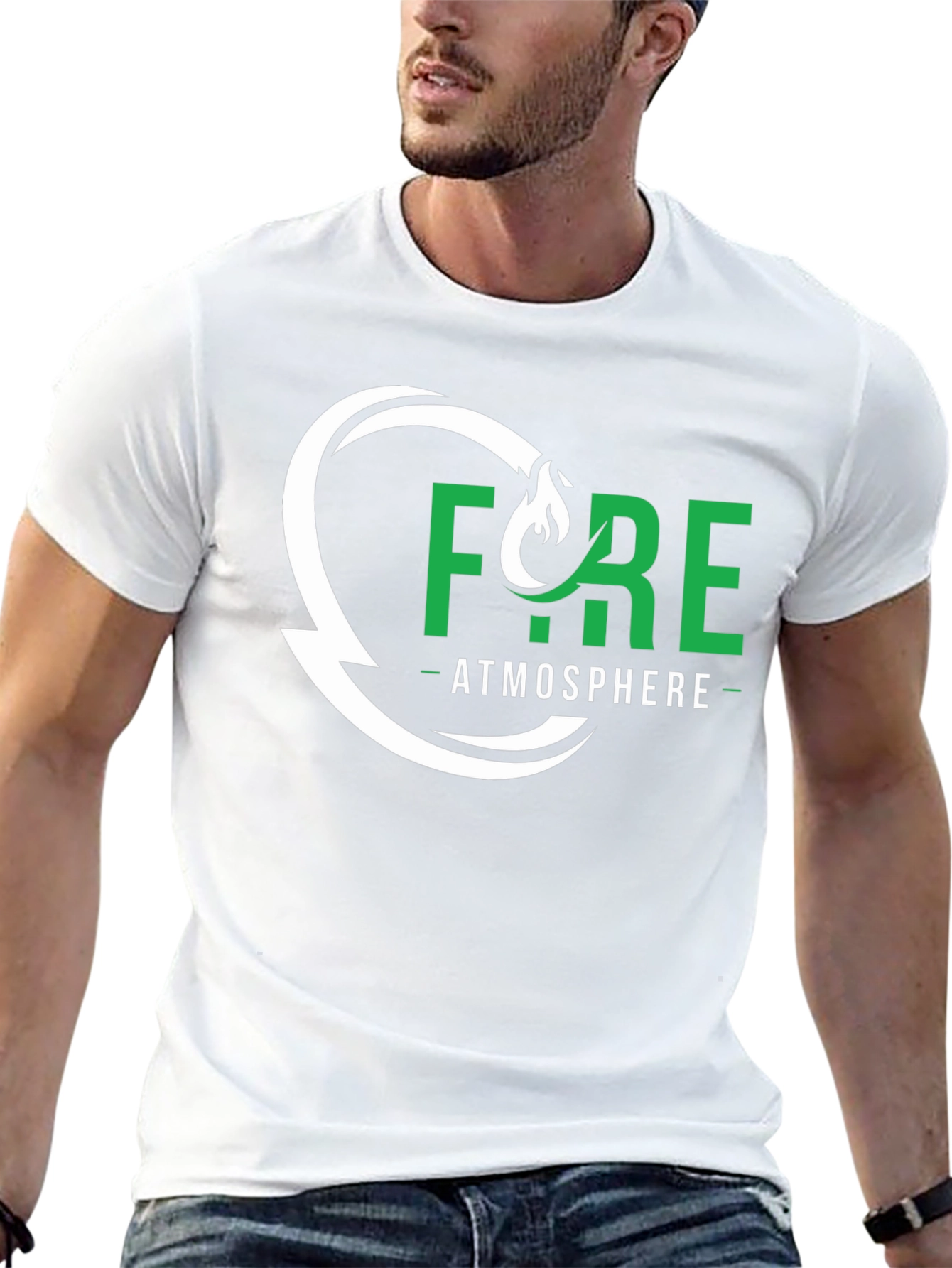 Fyre Atmosphere Graphic Tee - Black Cotton Blend