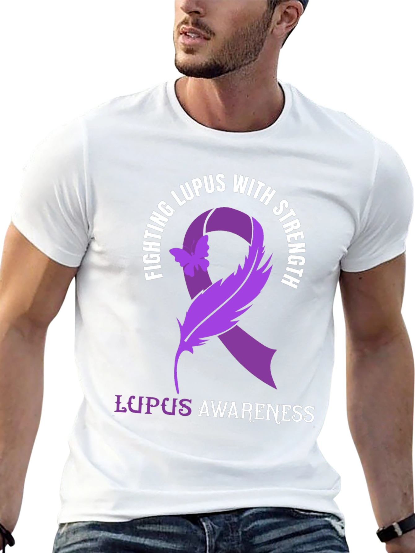 Lupus Awareness Ribbon T-Shirt