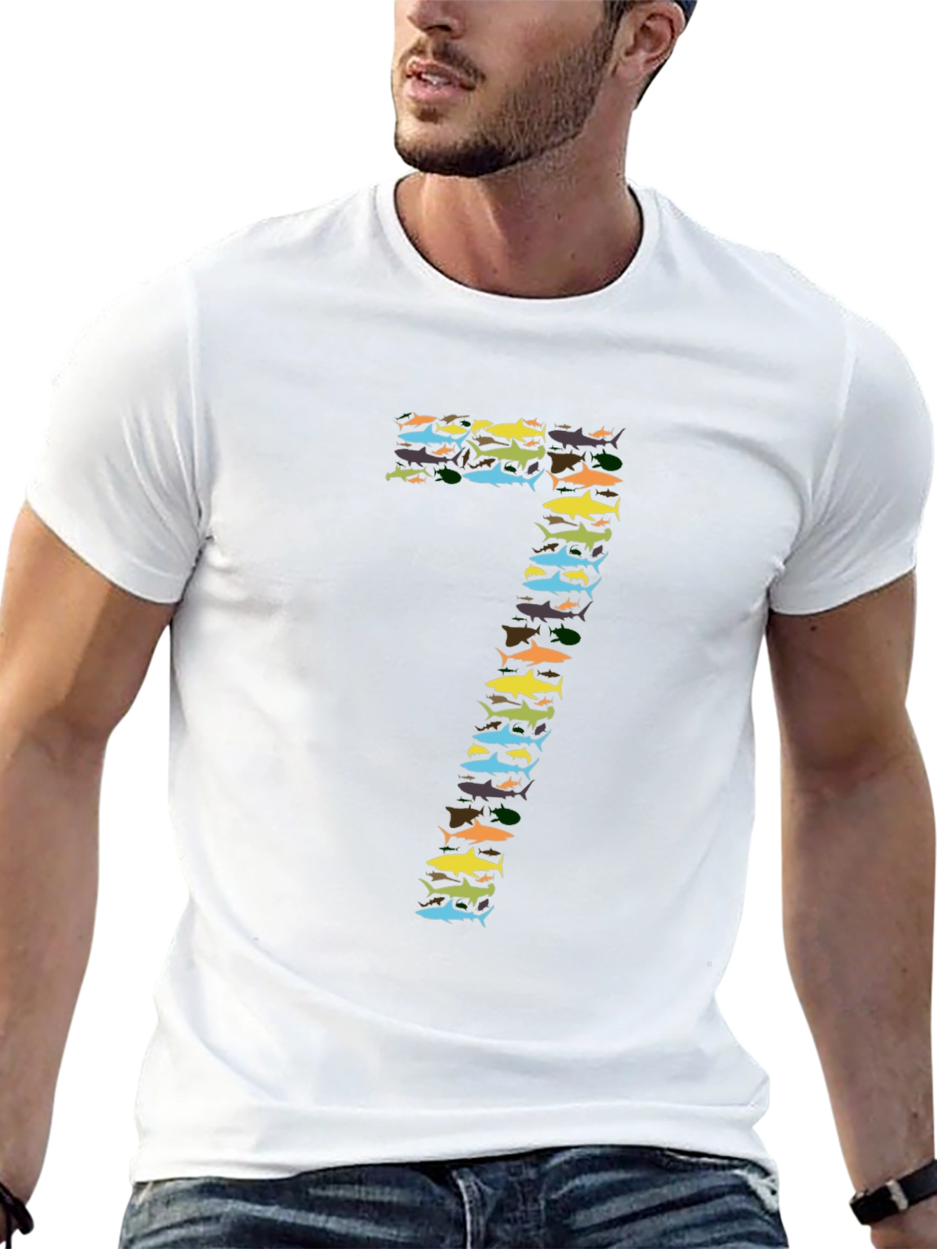 Shark Number Seven Graphic Tee