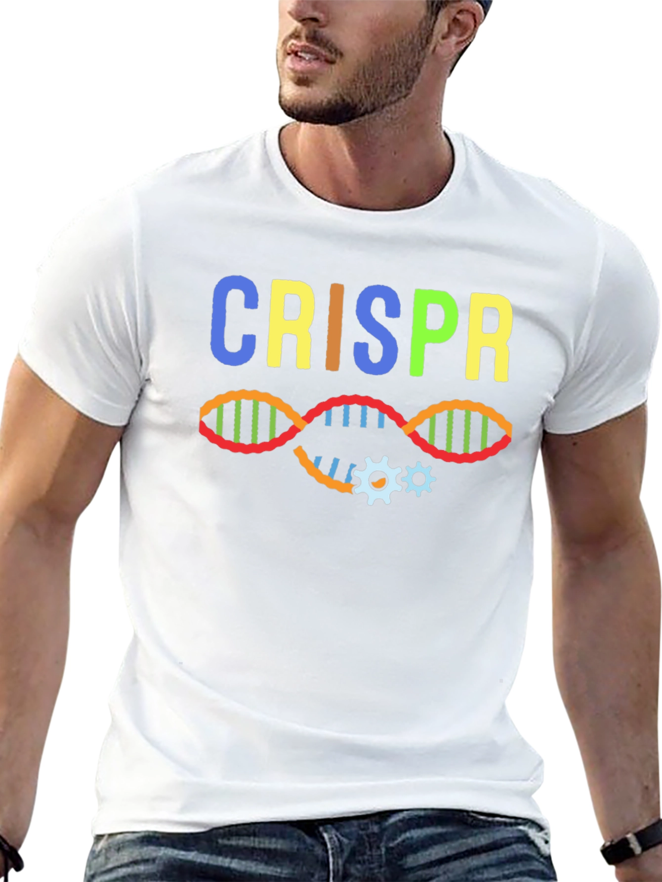 CRISPR DNA Science Graphic Tee - Biology T-Shirt