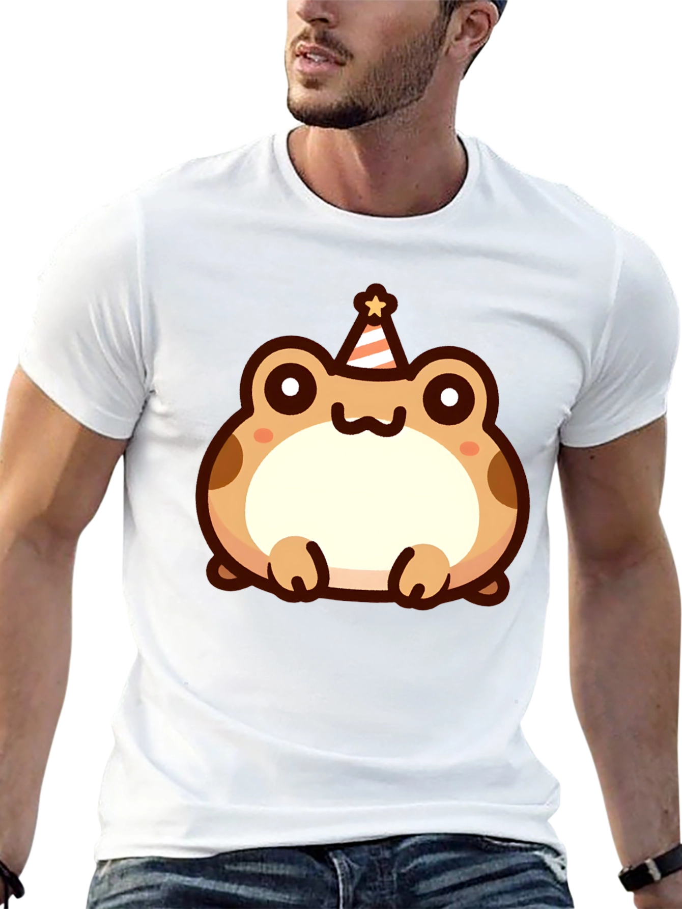 Cute Cartoon Frog Birthday T-Shirt