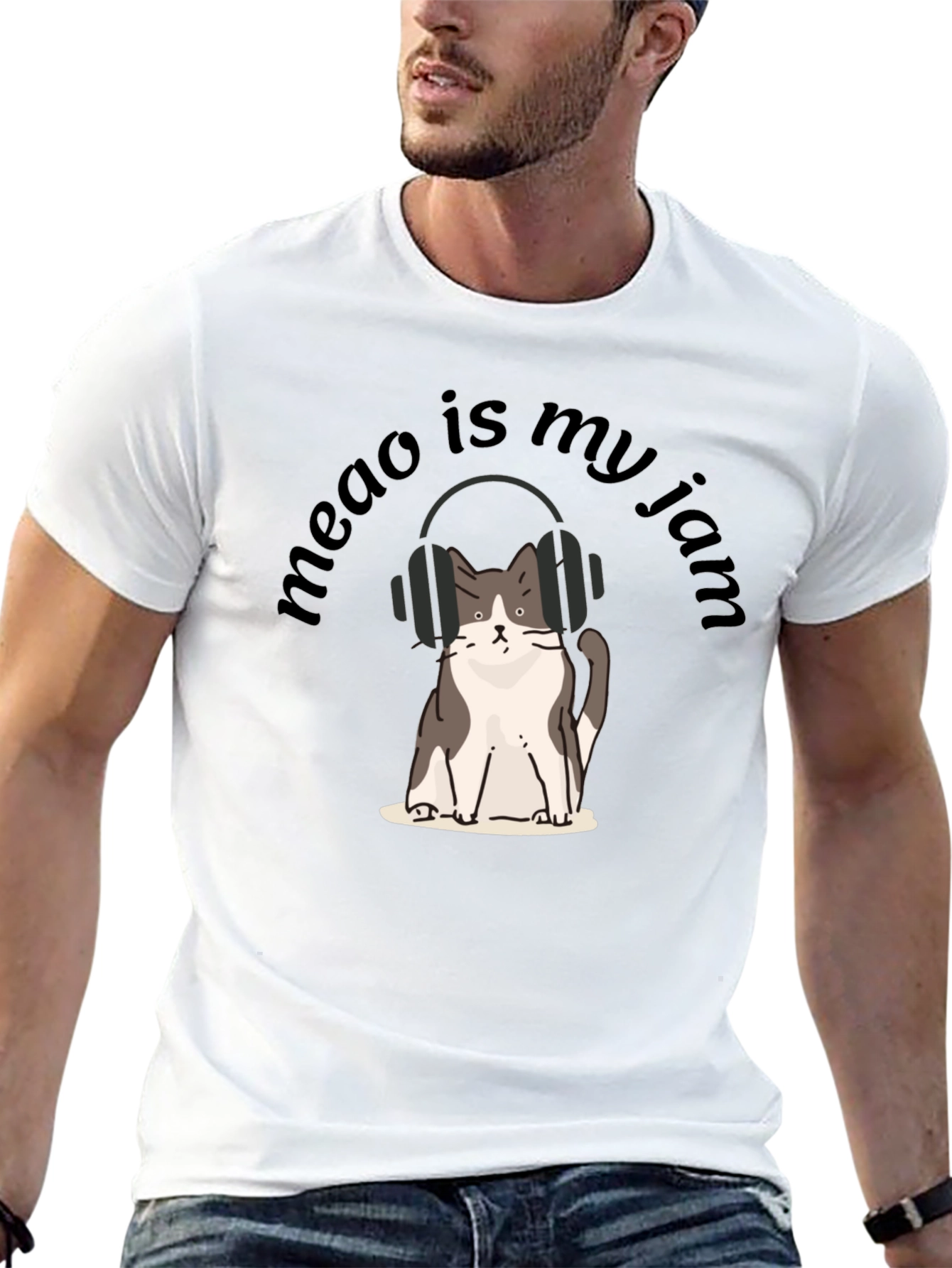 Meao is My Jam T-Shirt - Cat Lover Apparel