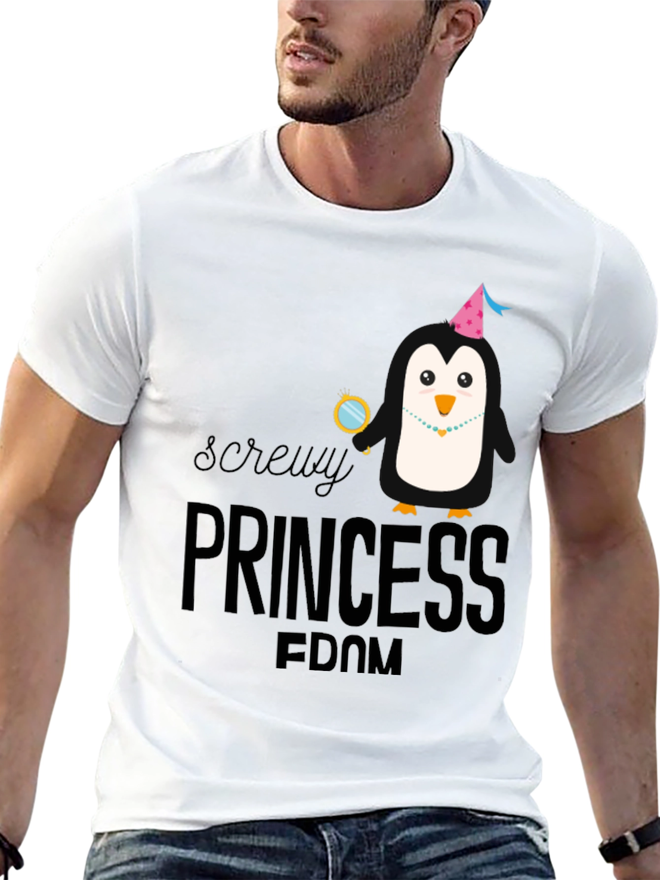 Screw Princessdom Mens Graphic Tee
