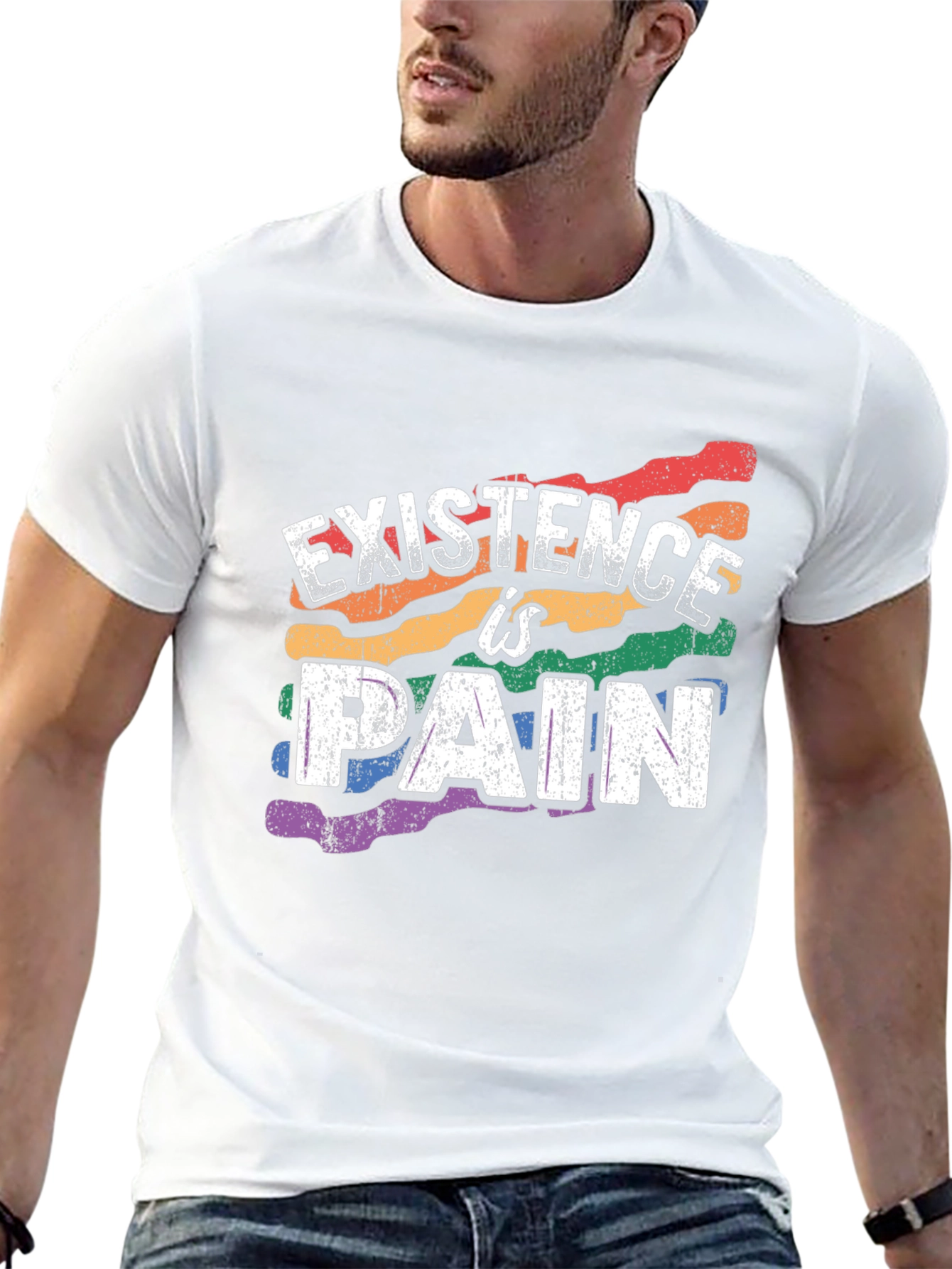 Existence is Pain LGBTQ+ Pride T-Shirt