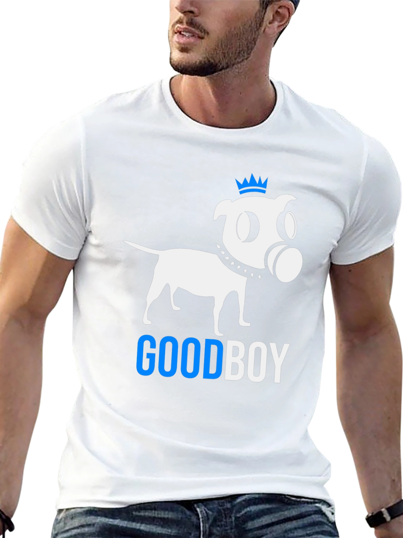 Good Boy Graphic Tee - Stylish Dog Design