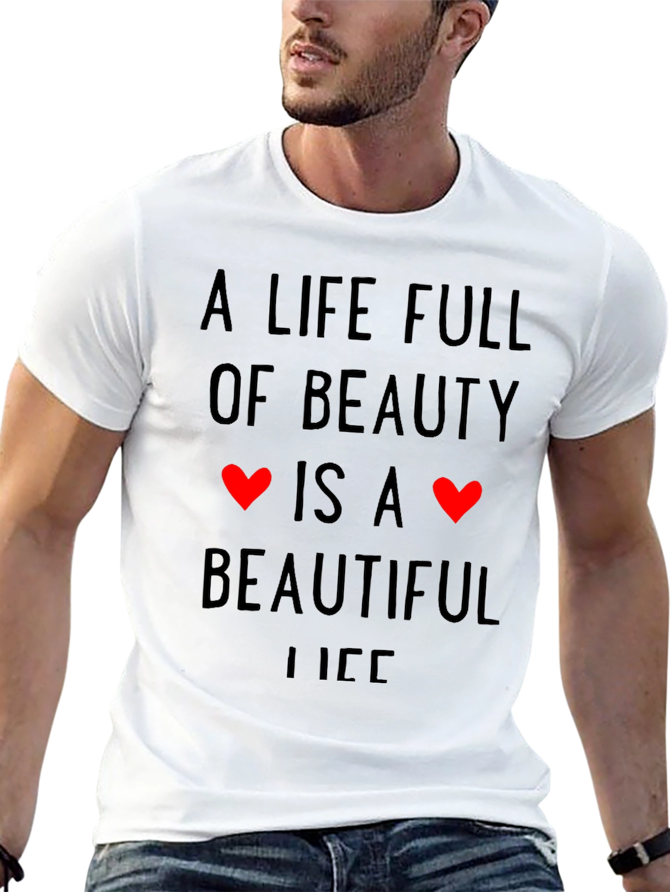 Beauty is Life Graphic T-Shirt