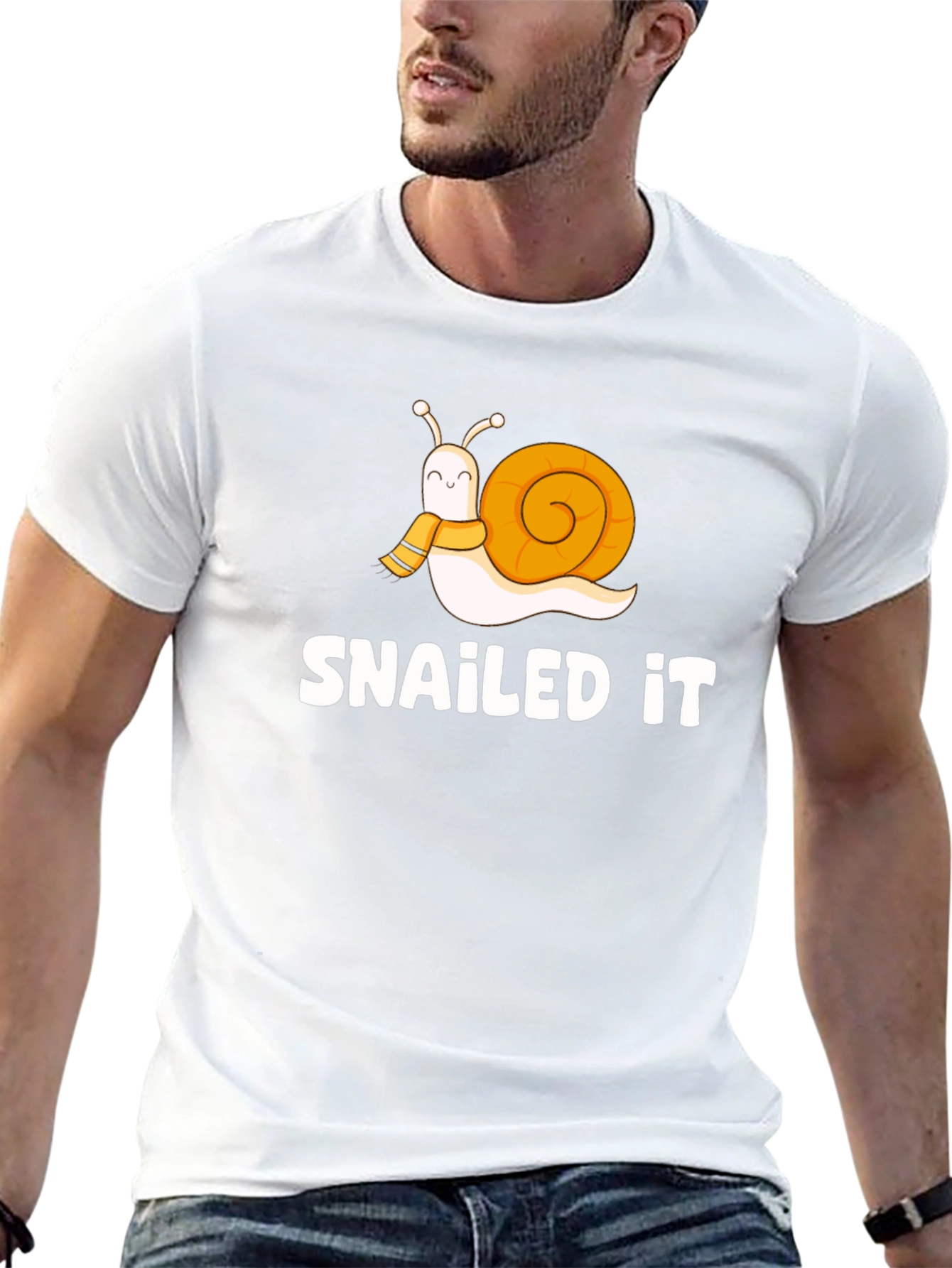 Snailed It T-Shirt Funny Snail Graphic Tee