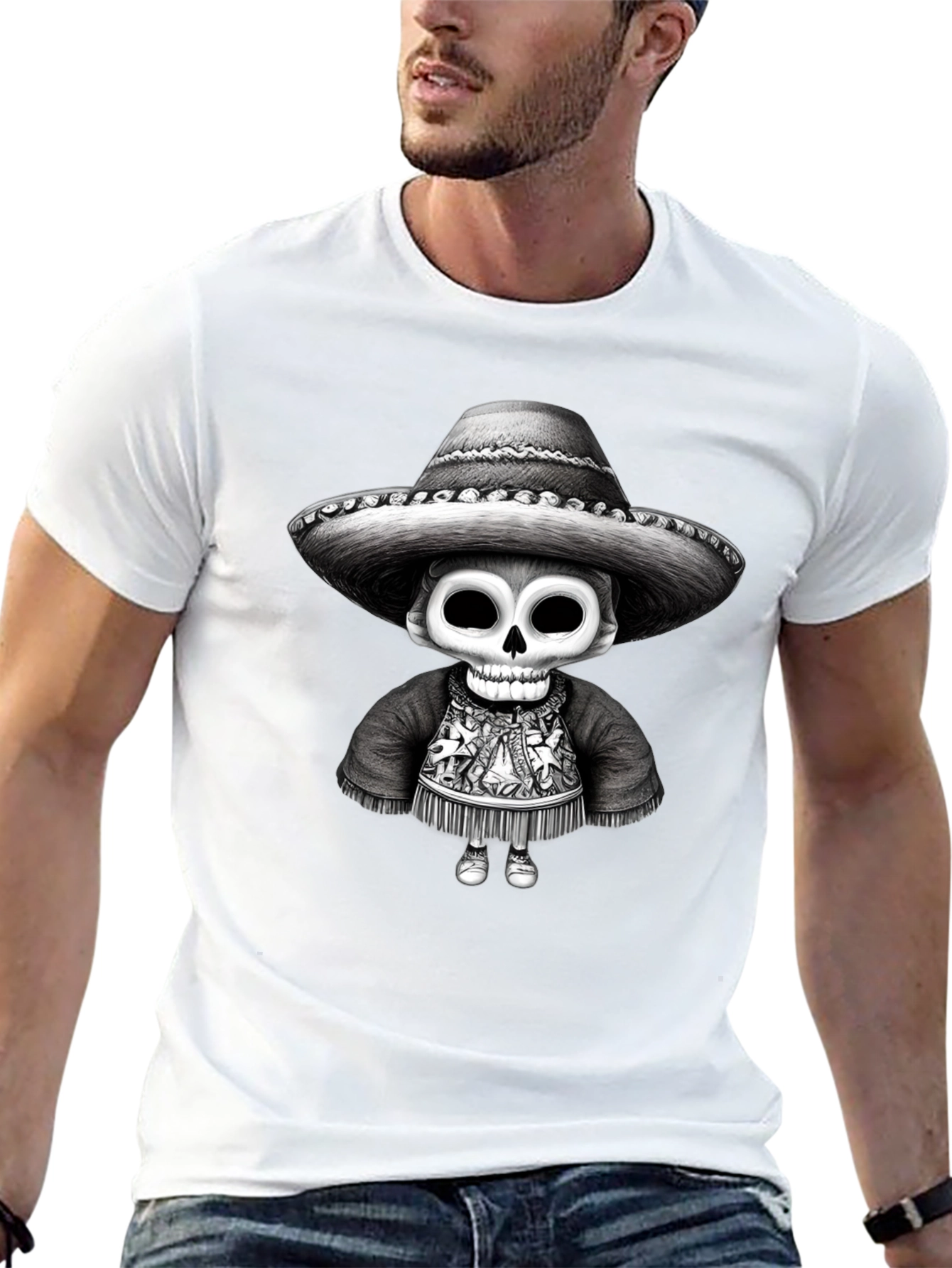 Day of the Dead Skeleton Mariachi T-Shirt