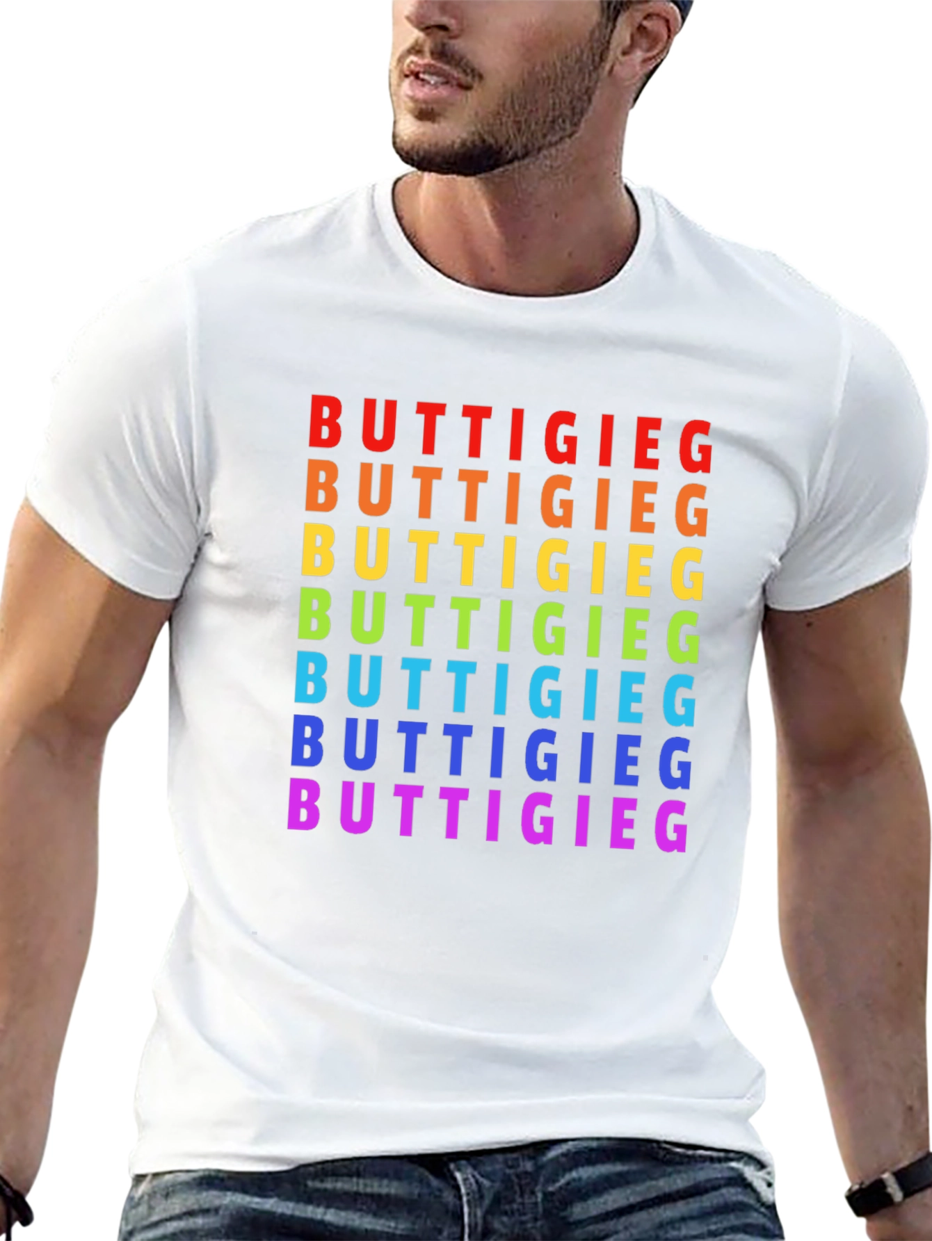 Buttigieg Rainbow T-Shirt - Pride Political Tee