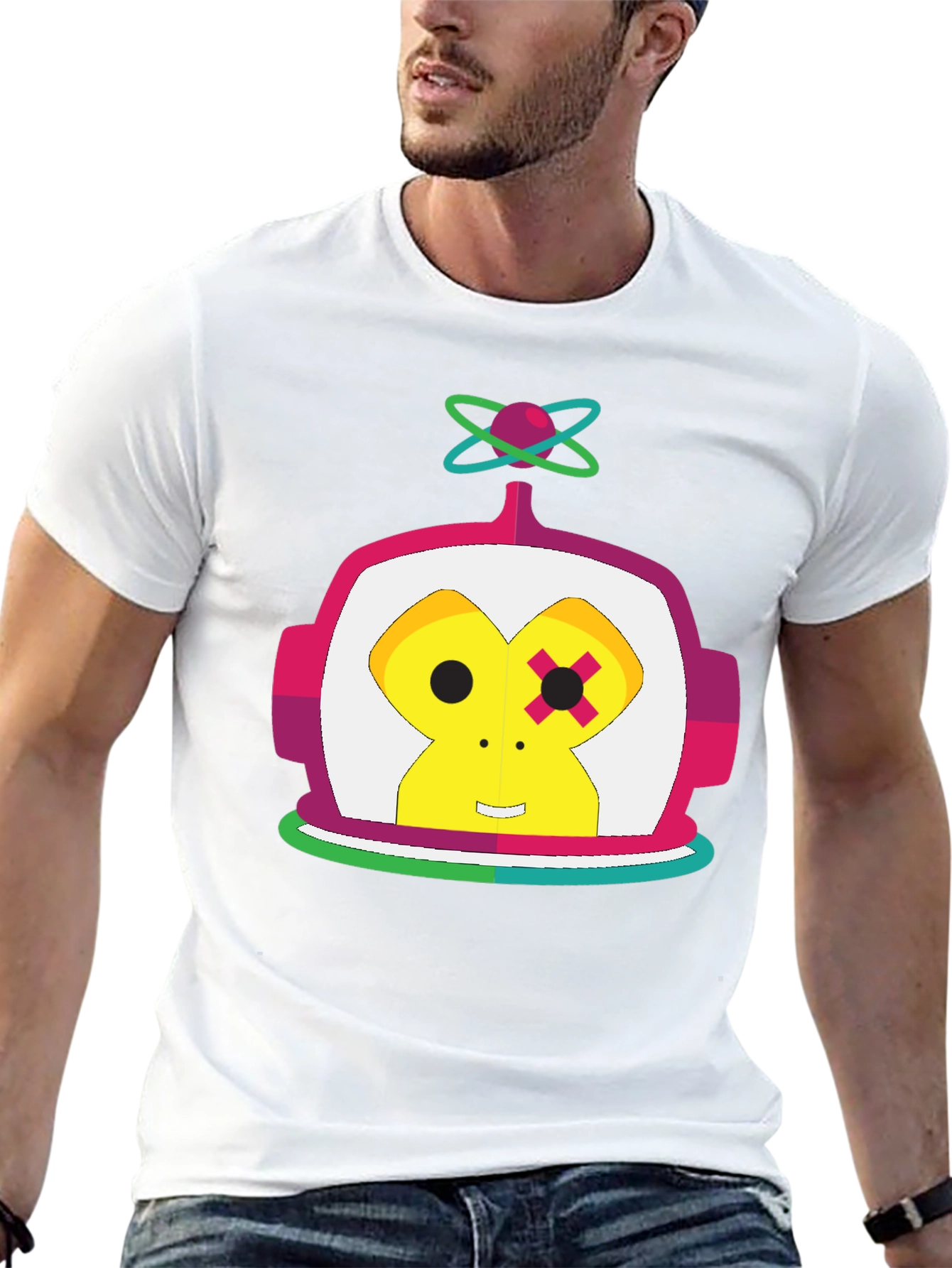 Funky Monkey Astronaut Graphic T-Shirt