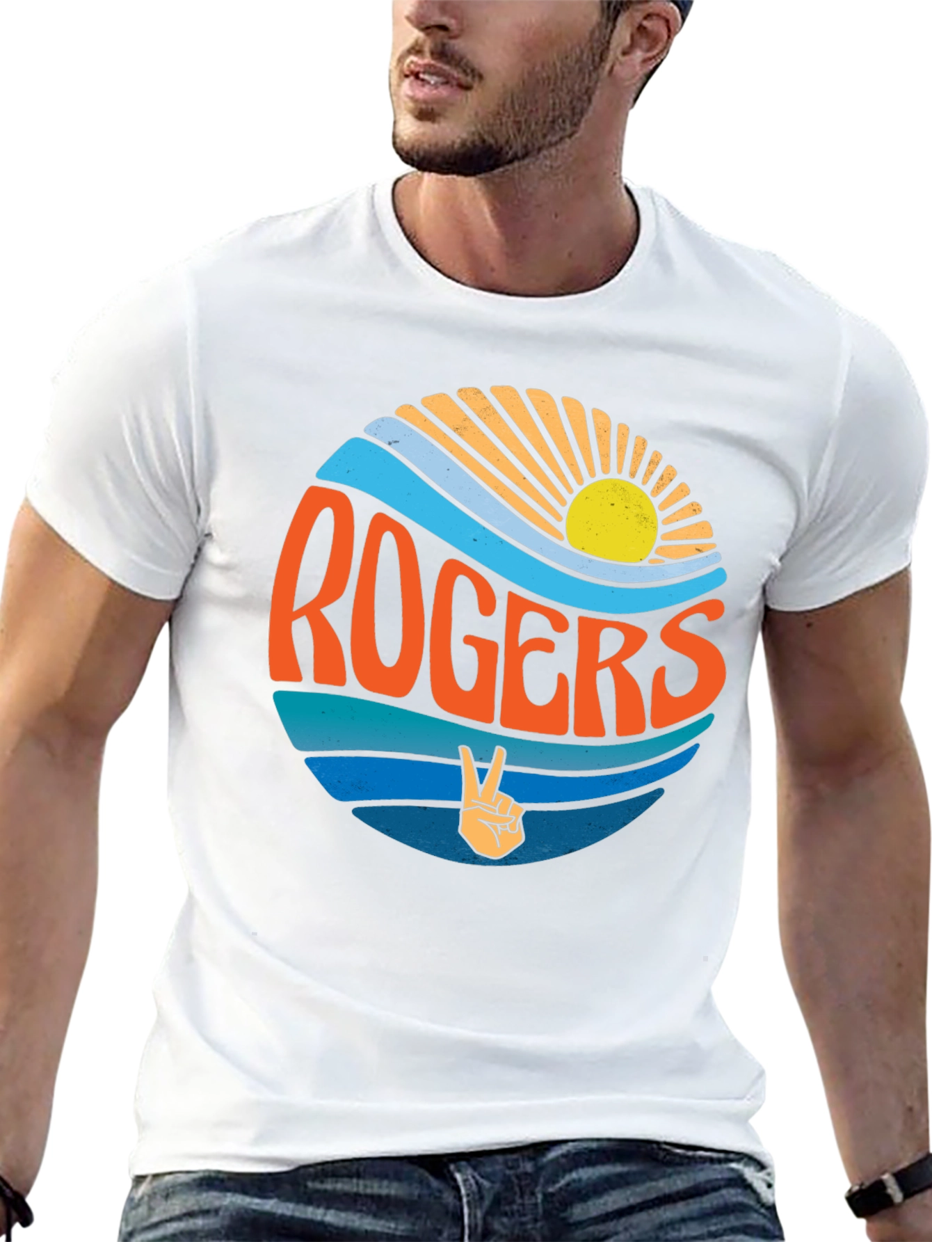 Retro Rogers Graphic T-Shirt