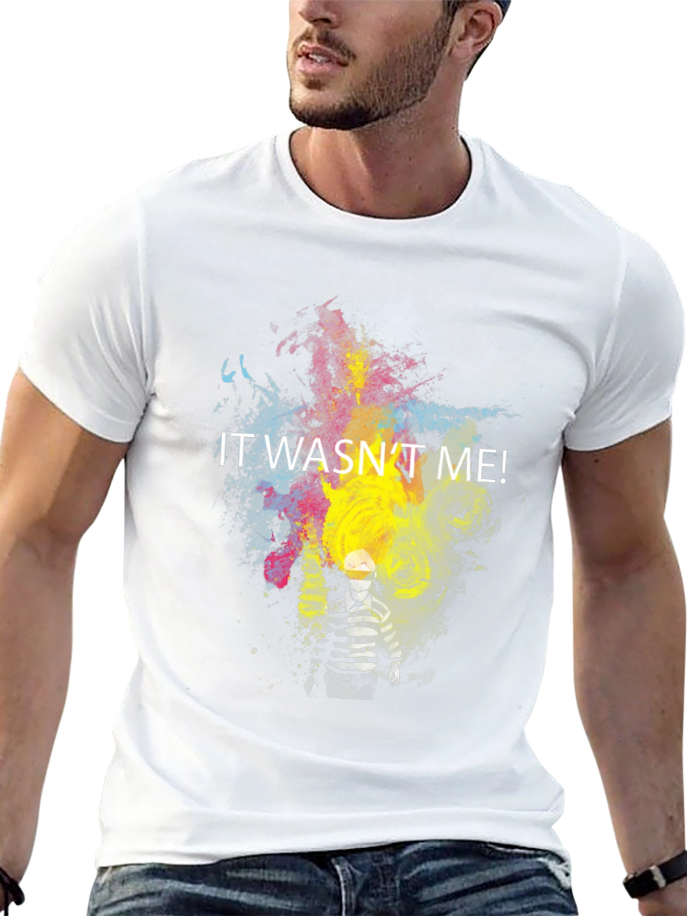 It Wasnt Me! Graphic Tee - Quirky Design