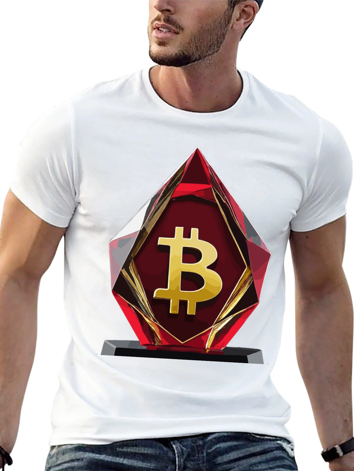 Bitcoin Trophy T-Shirt - Crypto Currency Tee