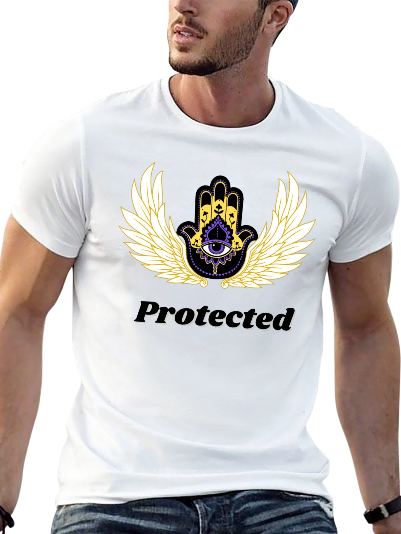 Protected Hamsa Graphic Tee