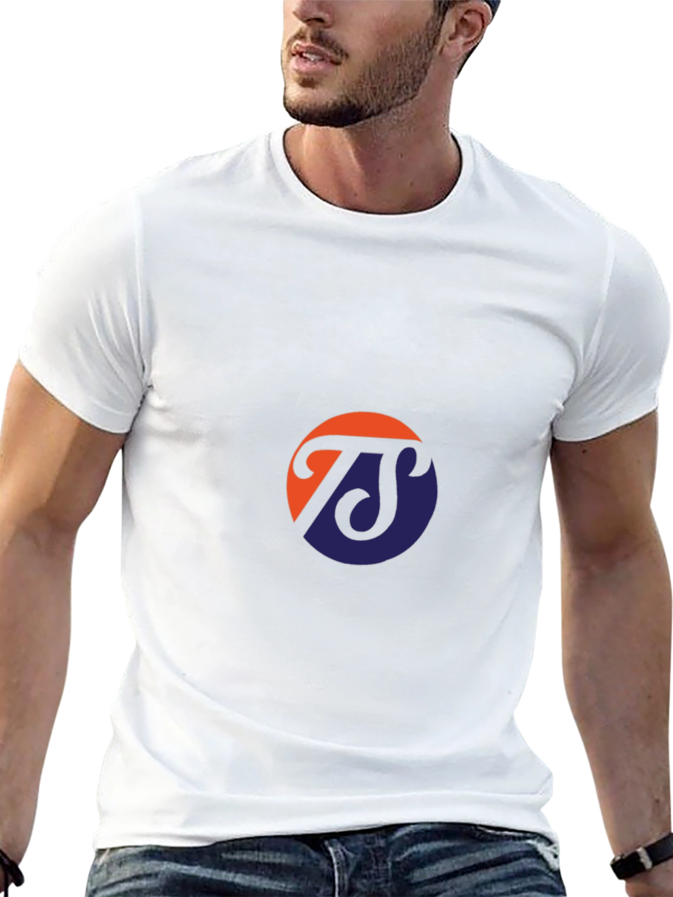 Stylish Black T-Shirt with Graphic Logo
