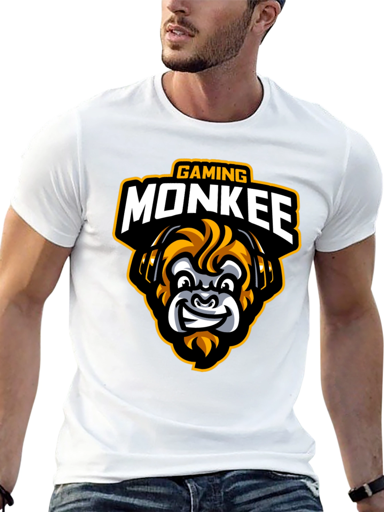 Gaming Monkee Graphic Tee - Cool Gamer T-Shirt