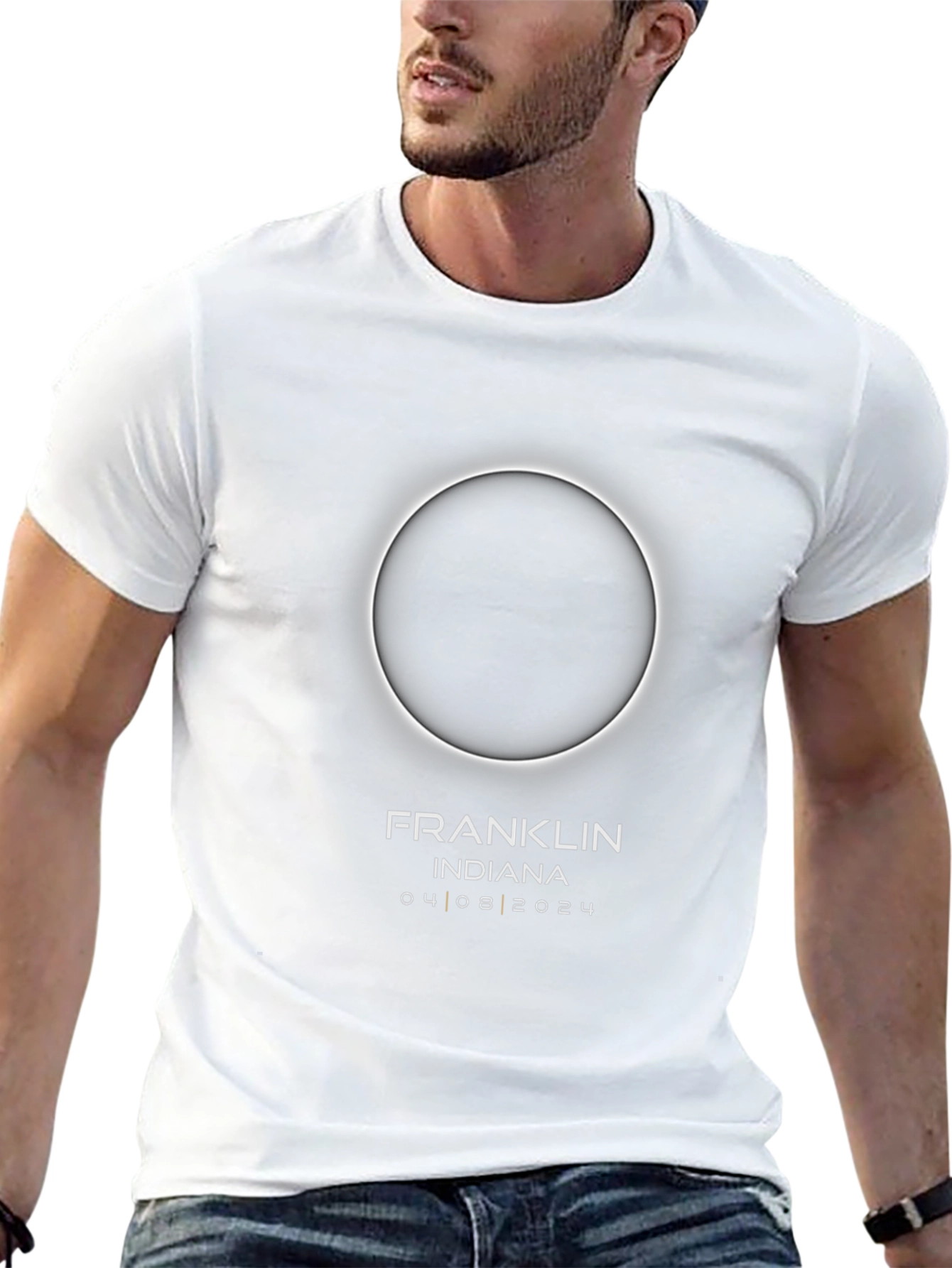 Total Solar Eclipse April 8 2024 Franklin Indiana T-Shirt