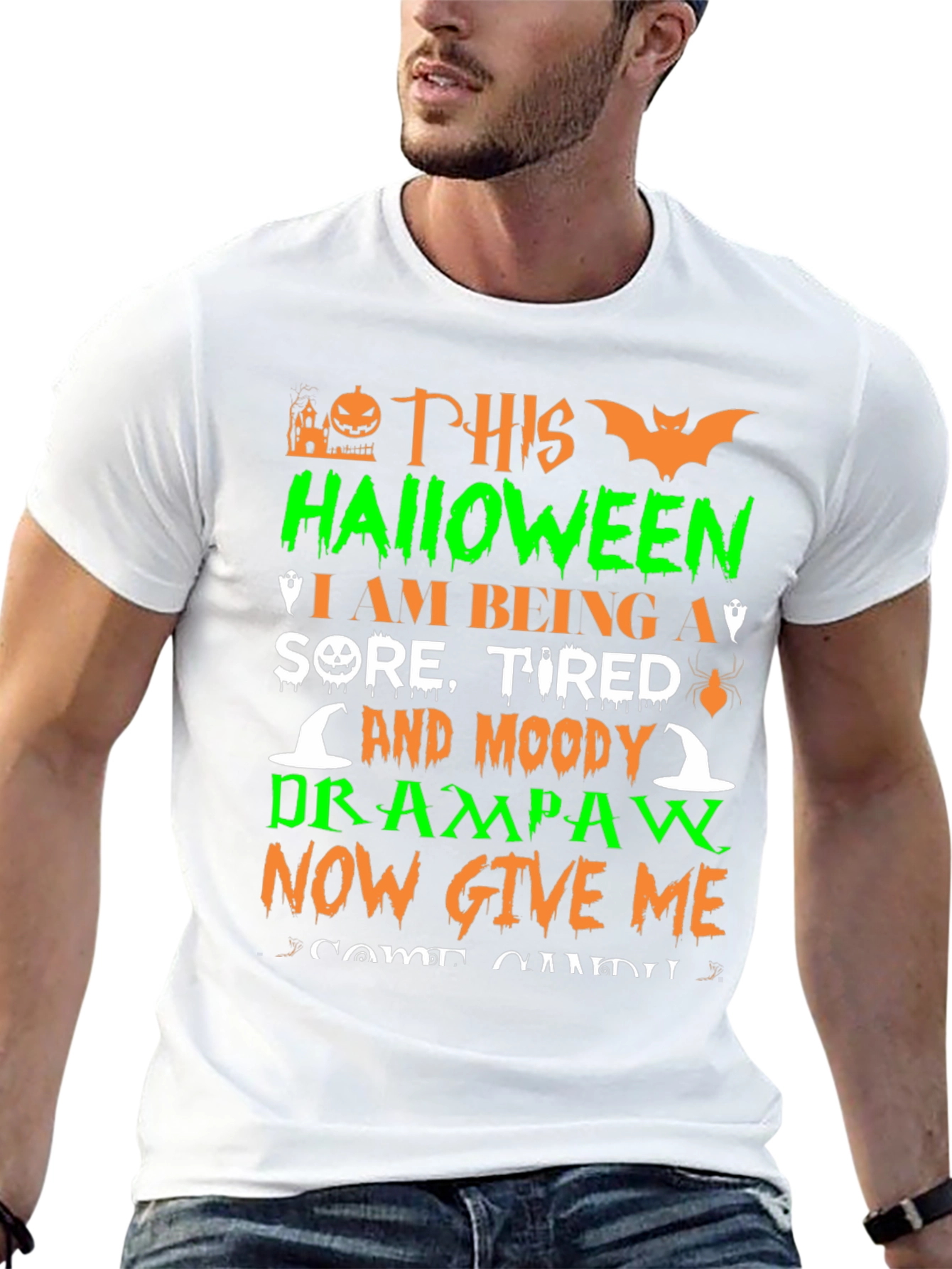 Halloween Sore Tired Drampaw T-Shirt
