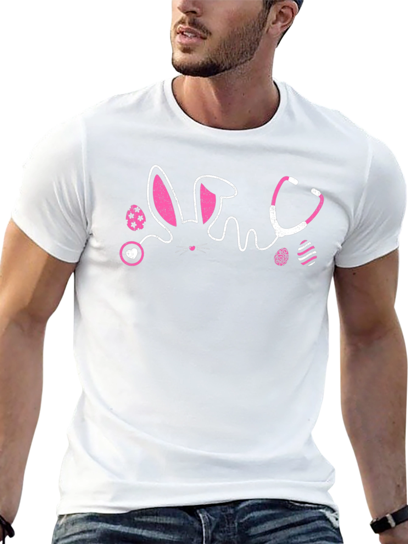 Easter Nurse Bunny Stethoscope T-Shirt