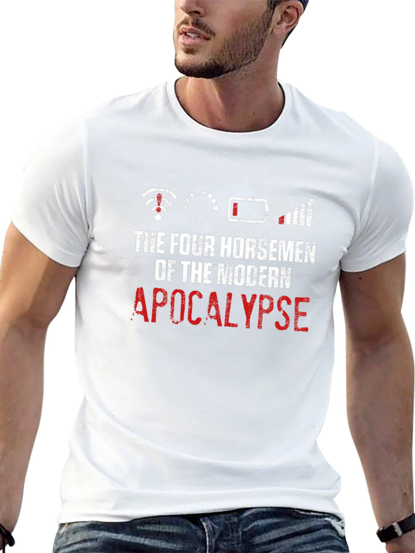 Modern Apocalypse T-Shirt Funny Geeky Humor Tee