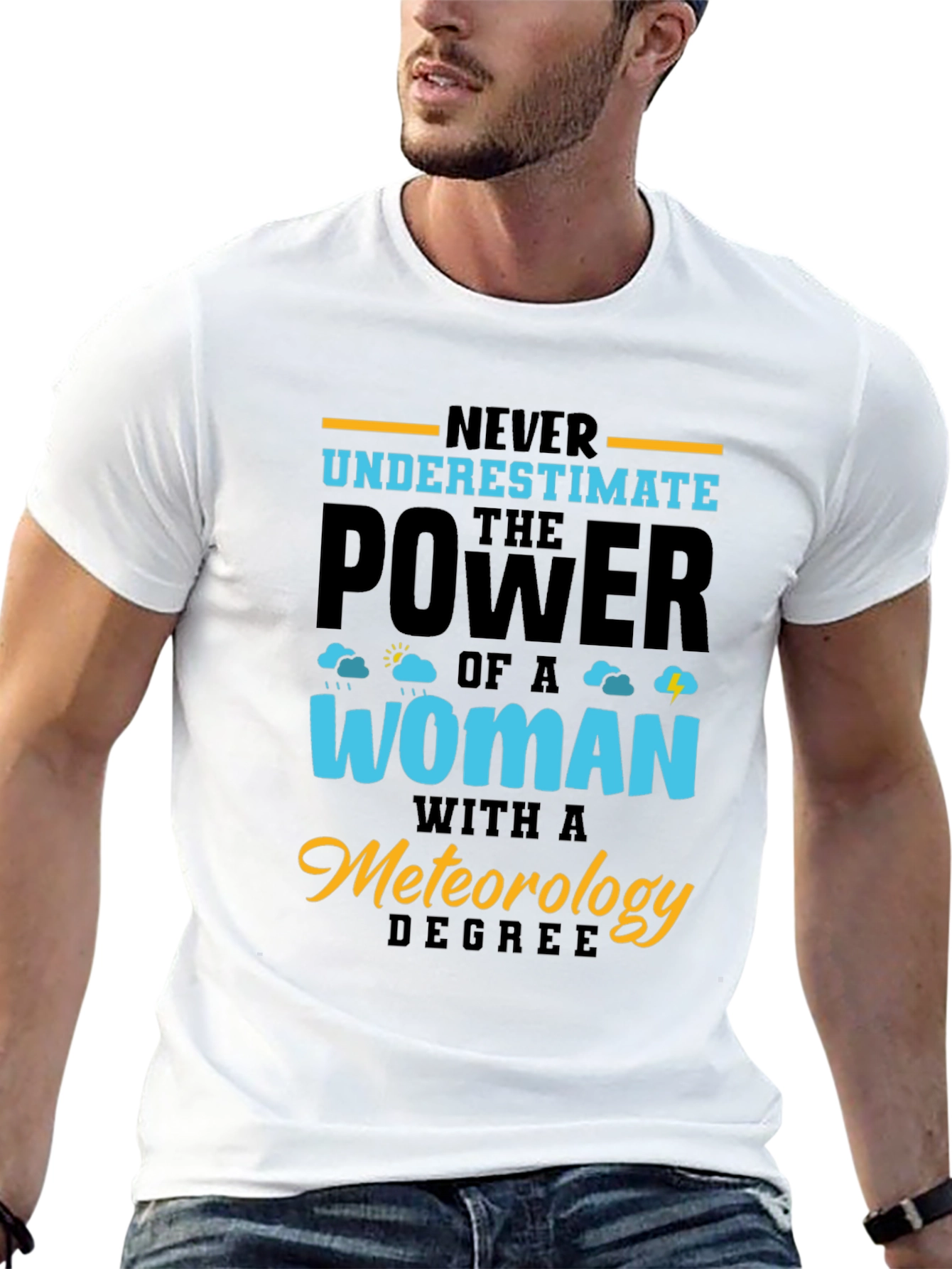 Meteorology Degree Womans Power Graphic T-Shirt