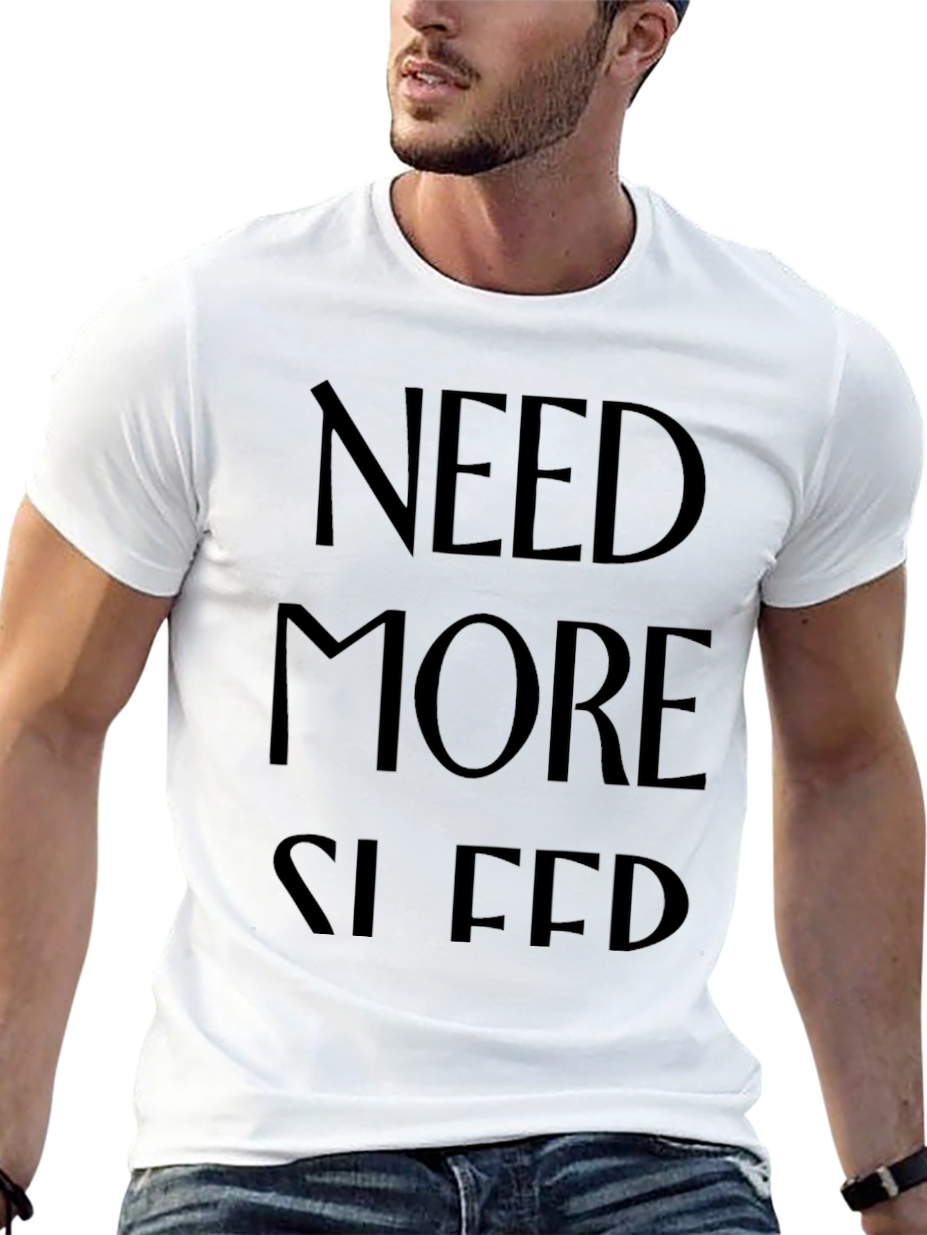 Need More Sleep Black T-Shirt