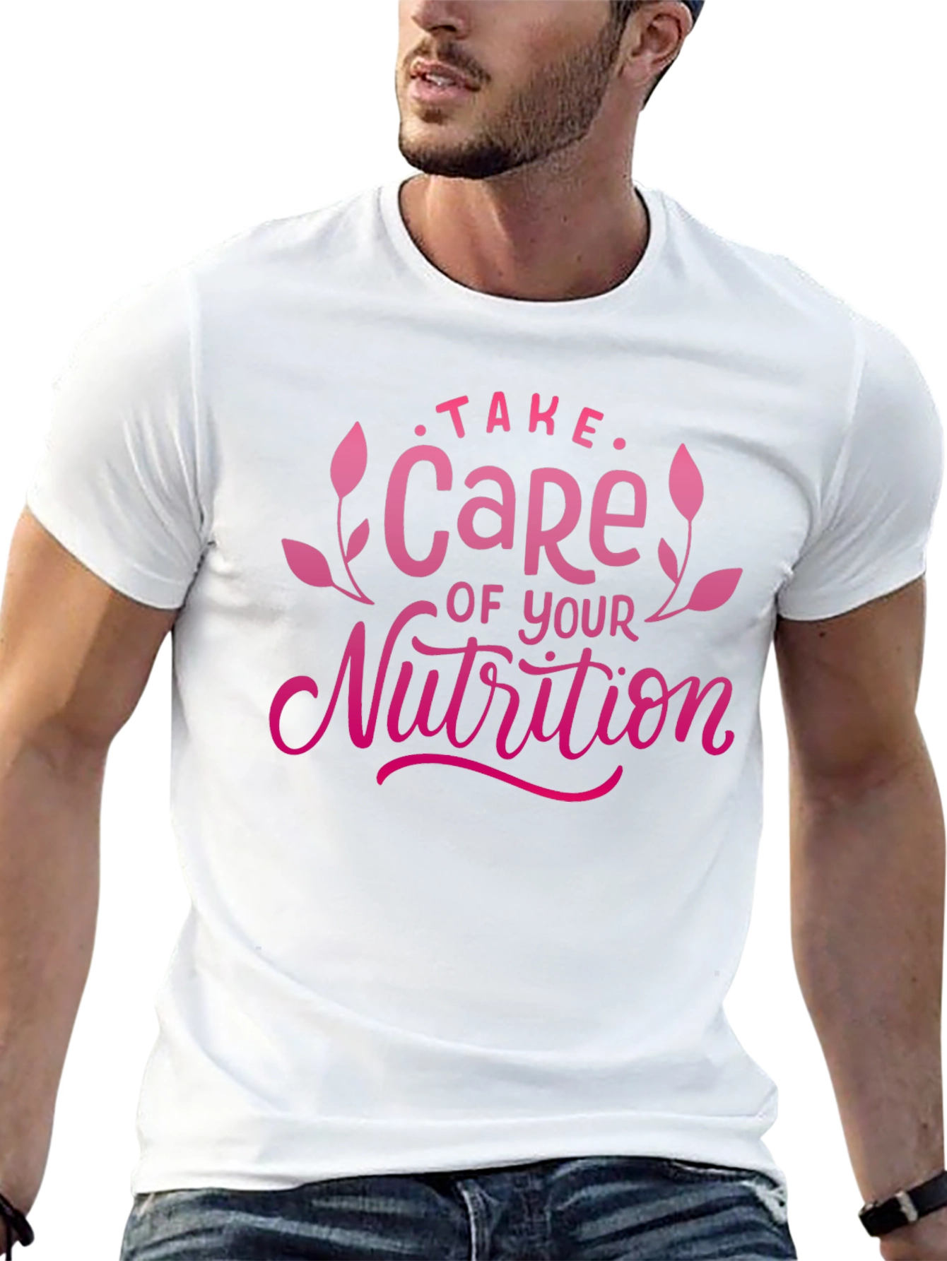 Take Care of Your Nutrition Graphic Tee Black T-Shirt