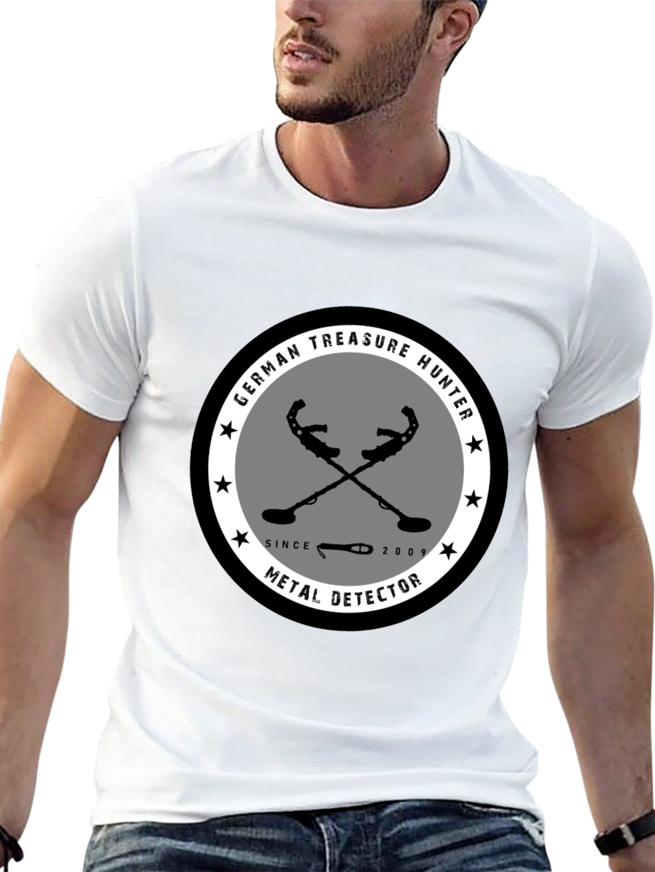German Treasure Hunter Metal Detector T-Shirt