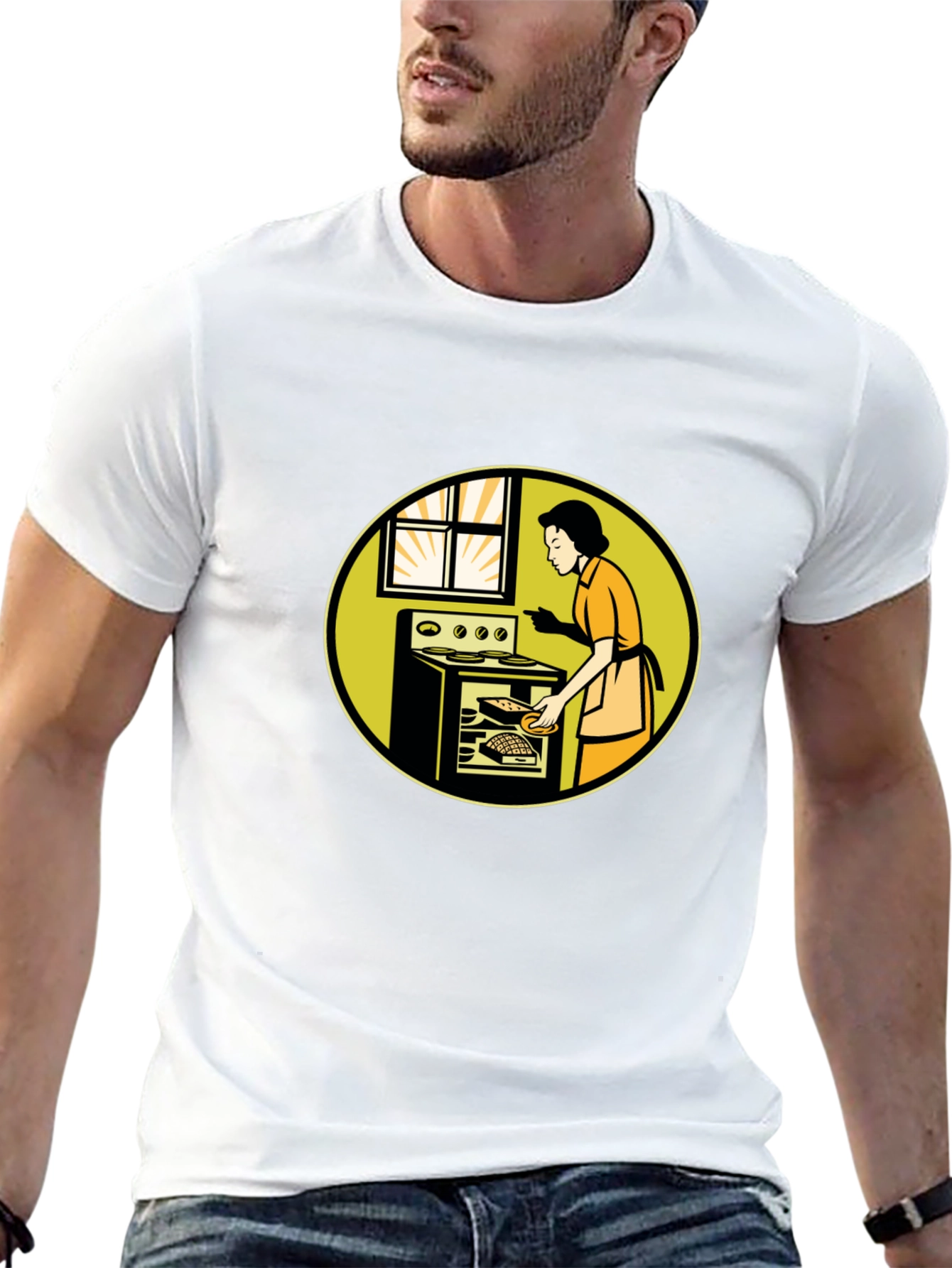 Retro Housewife Oven T-Shirt