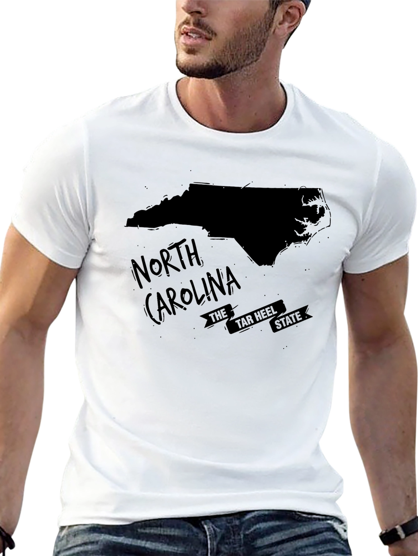North Carolina State Silhouette Graphic Tee
