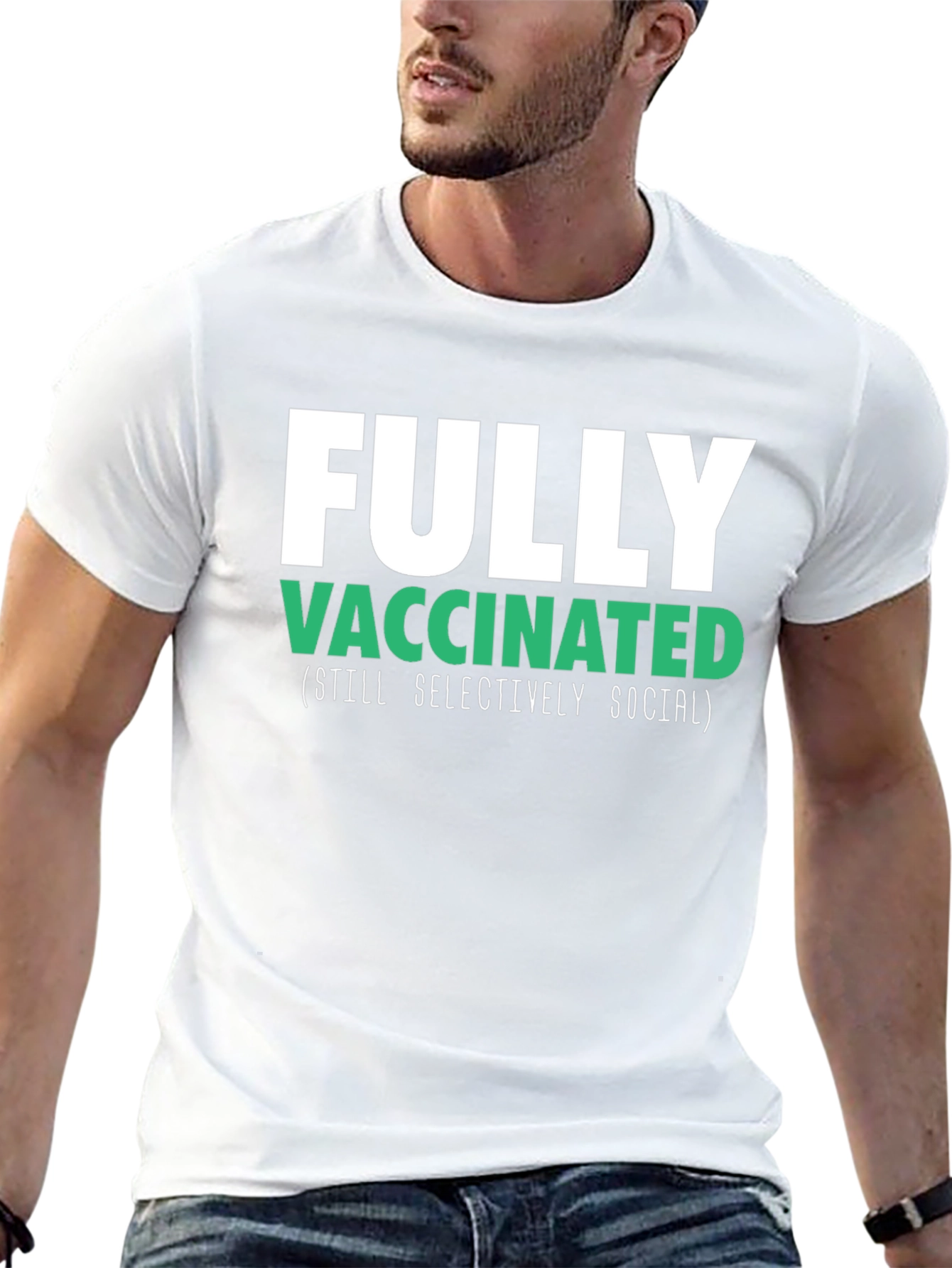 Fully Vaccinated (Still Selectively Social) T-Shirt