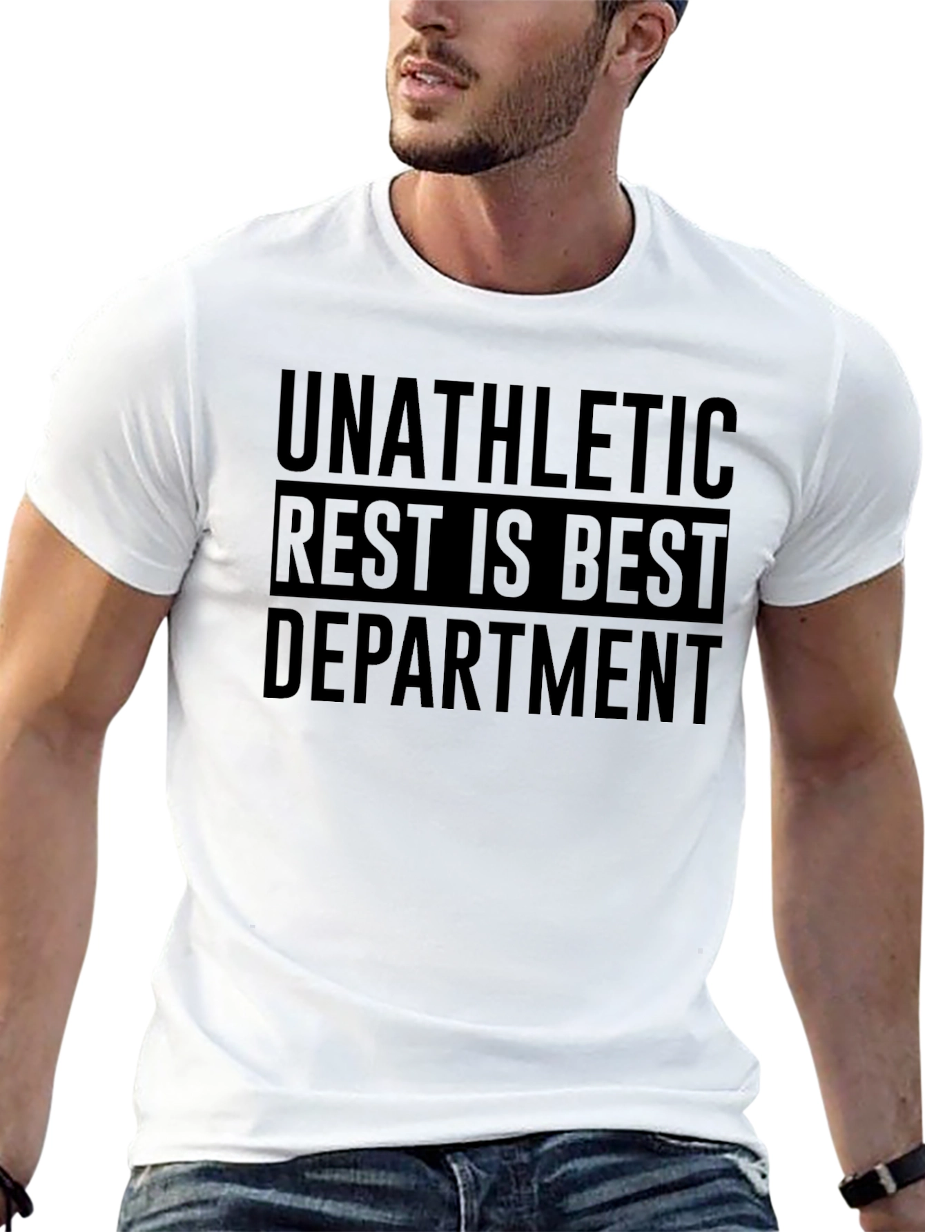 Unathletic Rest is Best Department Graphic Tee