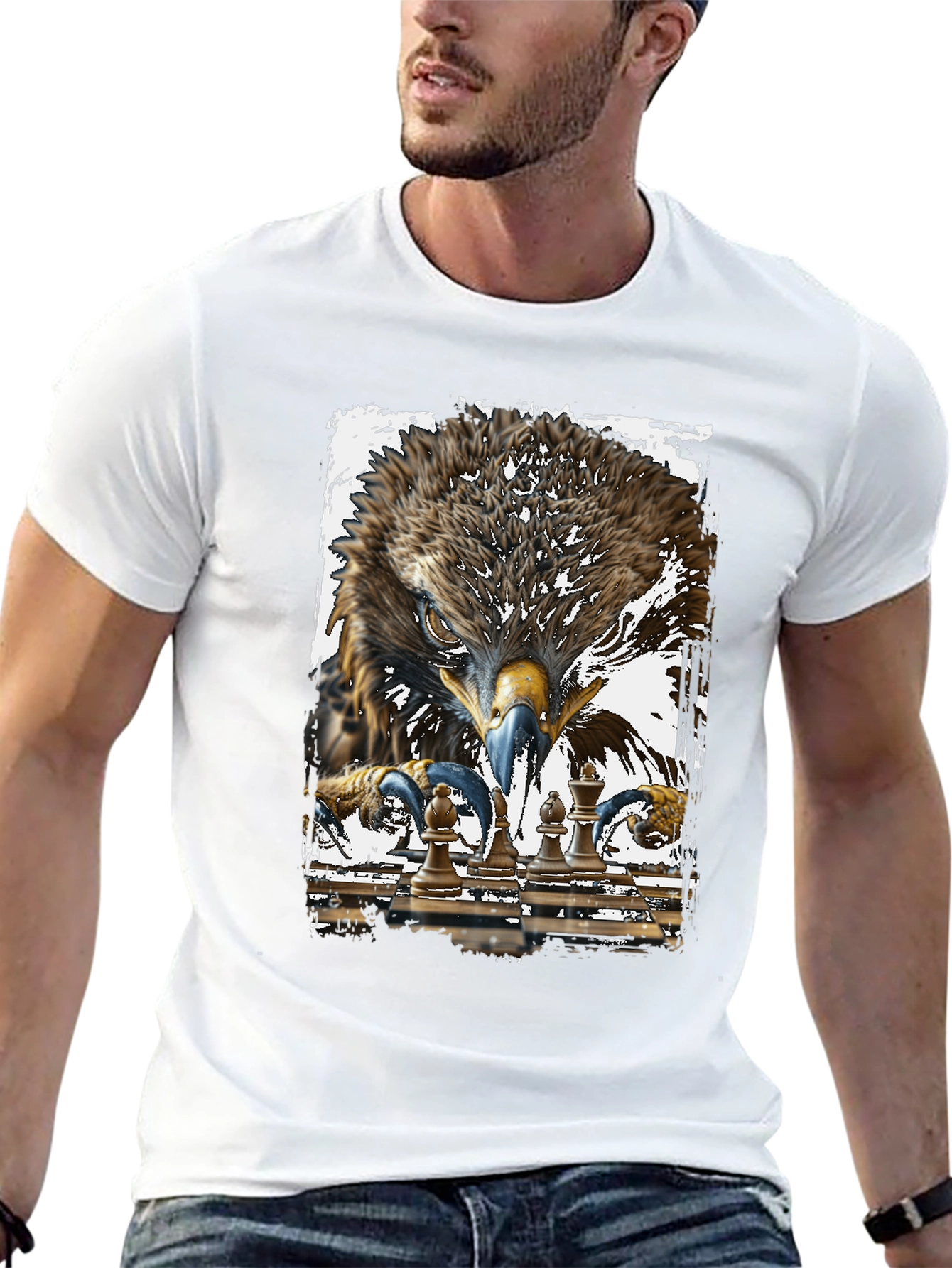 Eagle Chess Master Graphic T-Shirt