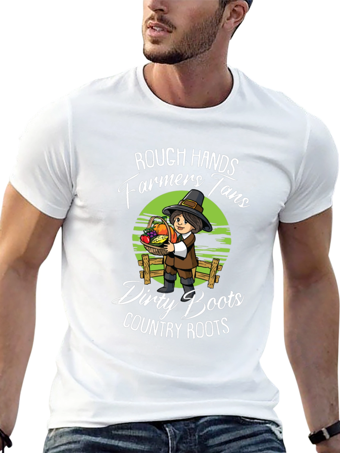 Rough Hands Farmers Thanksgiving T-Shirt