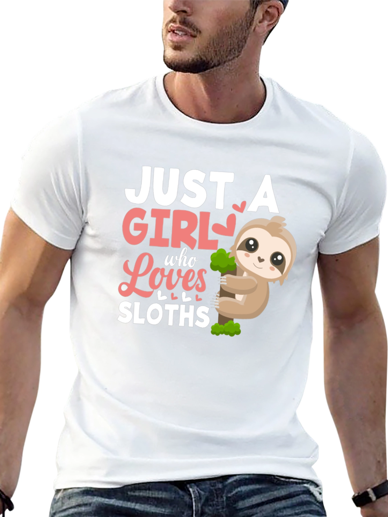 Just A Girl Who Loves Sloths T-Shirt