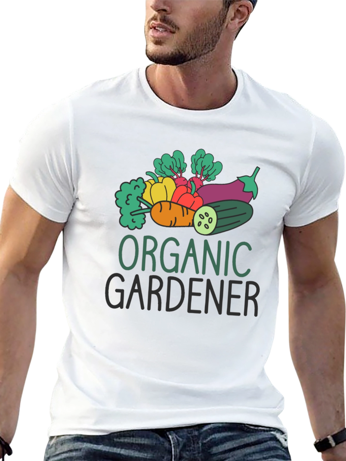 Organic Gardener Graphic Tee - Black Cotton T-Shirt
