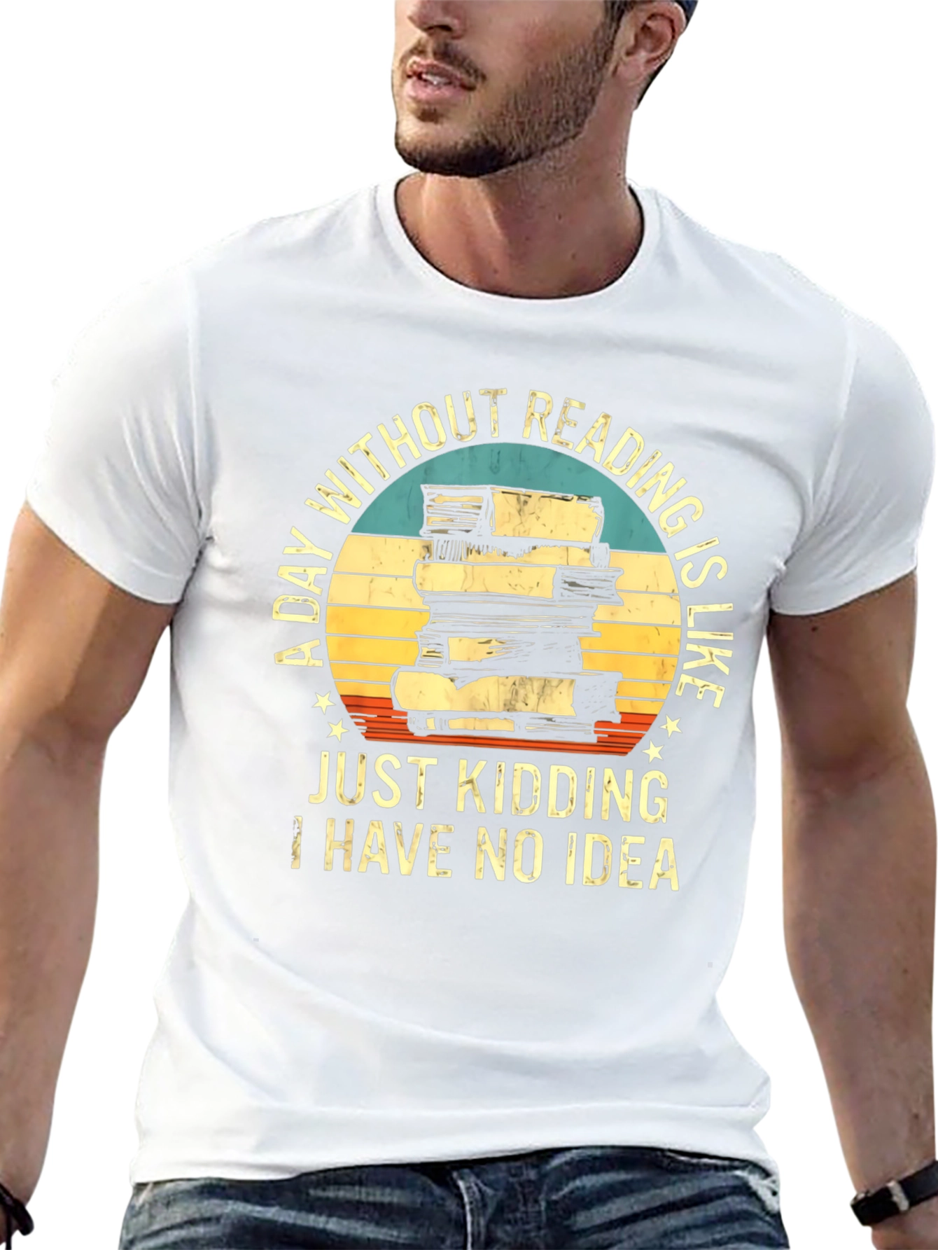 Funny Reading T-Shirt - A Day Without Reading