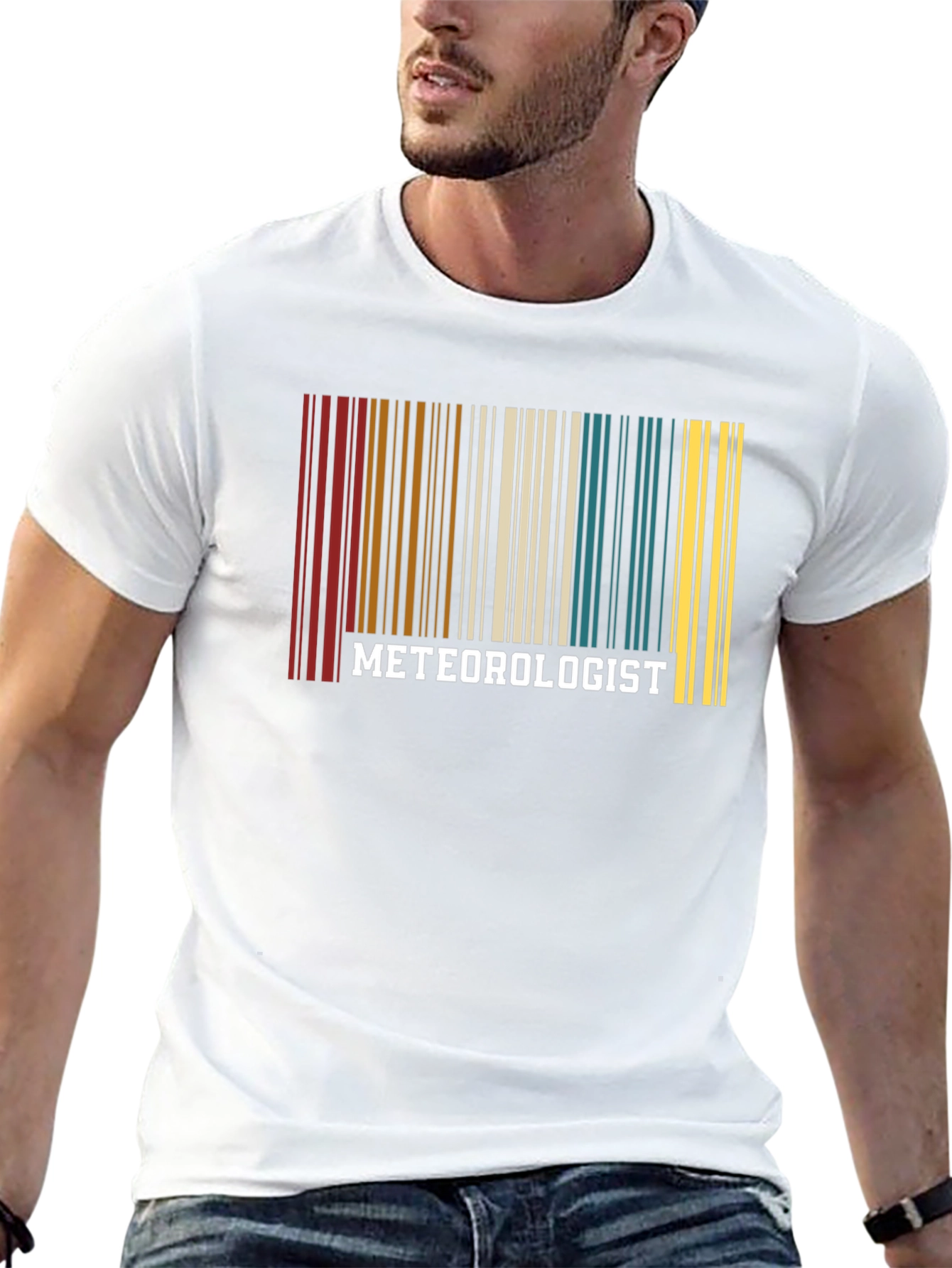 Meteorologist Barcode T-Shirt - Weather Science Gift