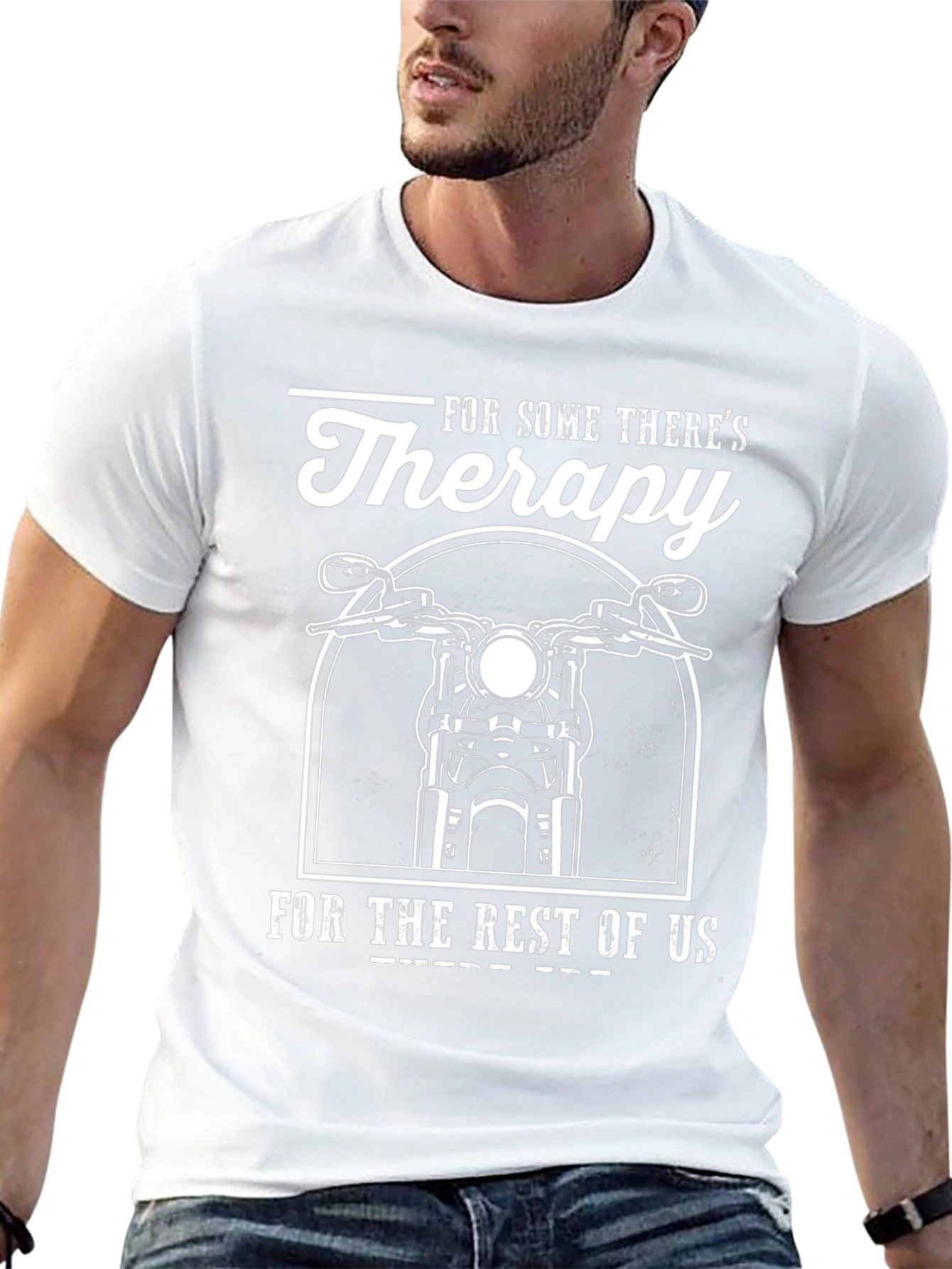 Therapy Motorcycle T-Shirt - Black
