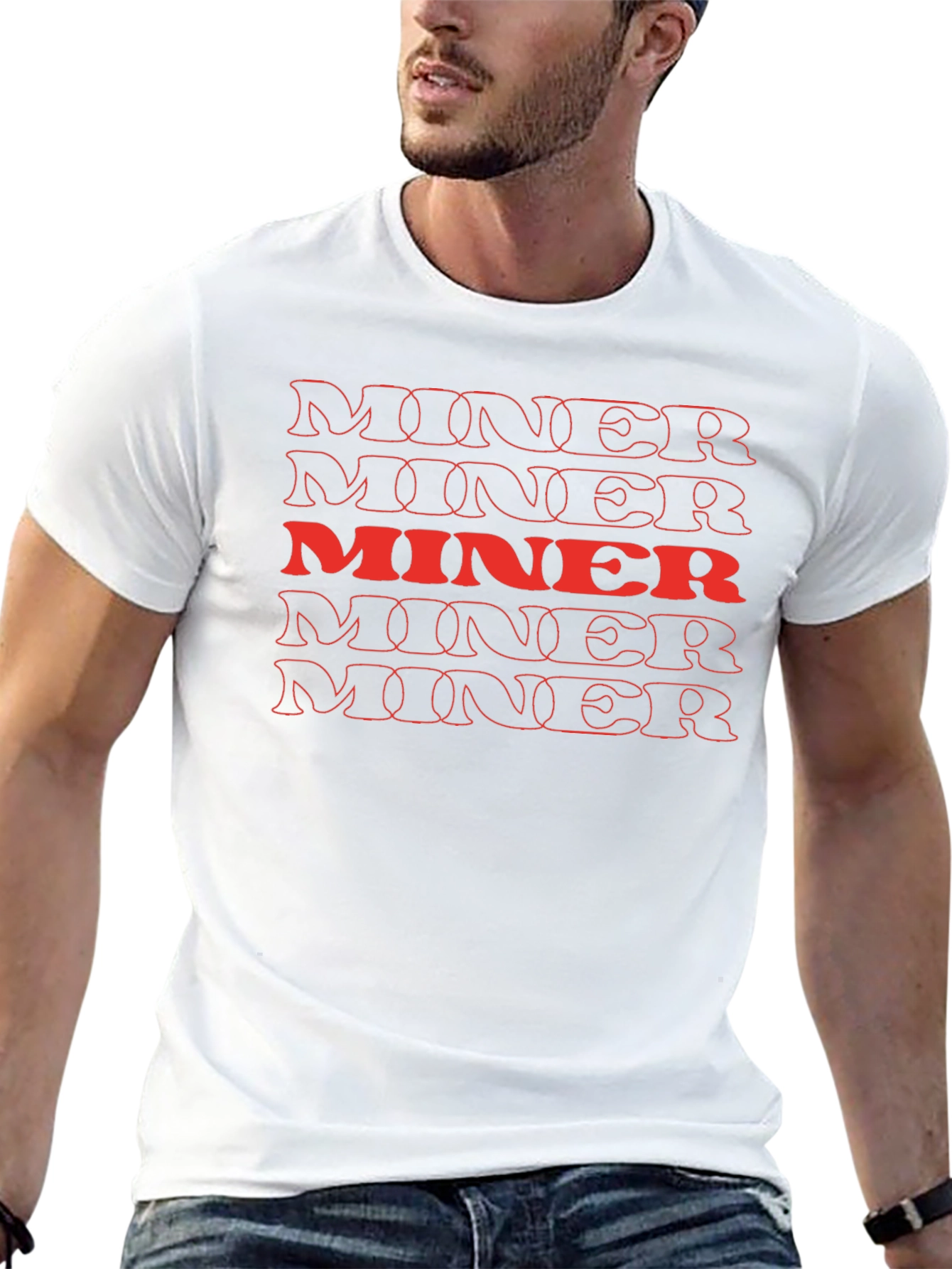 MINER Graphic Tee - Bold Statement T-Shirt