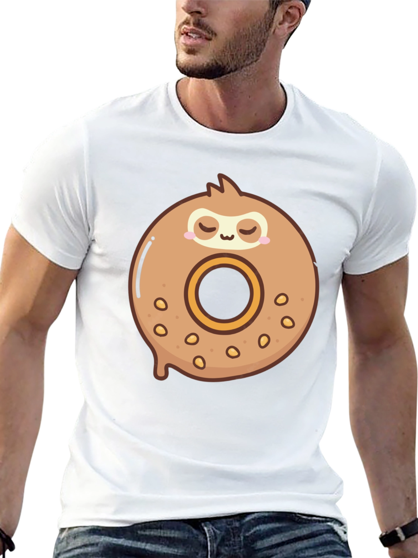 Sloth Donut T-Shirt - Fun Unique Casual Wear