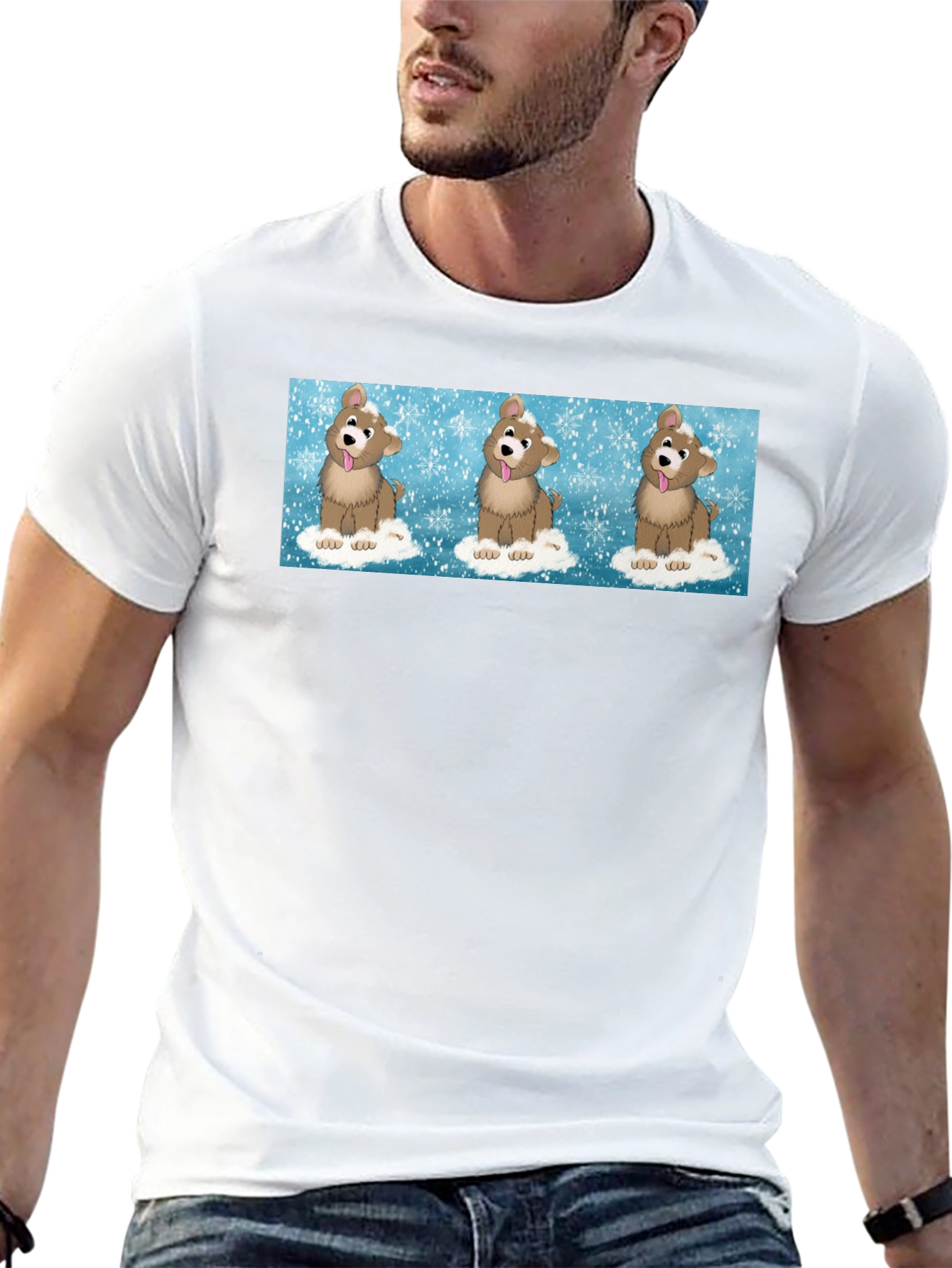 Bear Winter T-Shirt - Unique Graphic Tee
