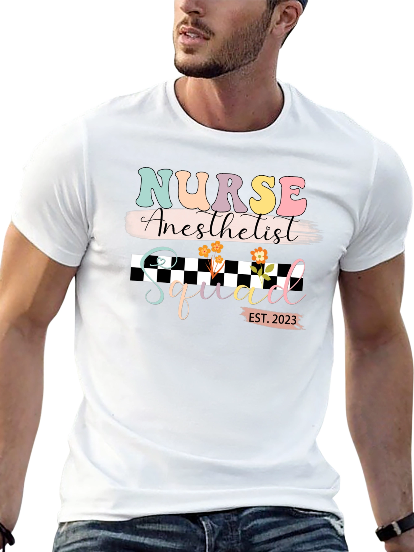Nurse Anesthetist Squad 2023 Black T-Shirt