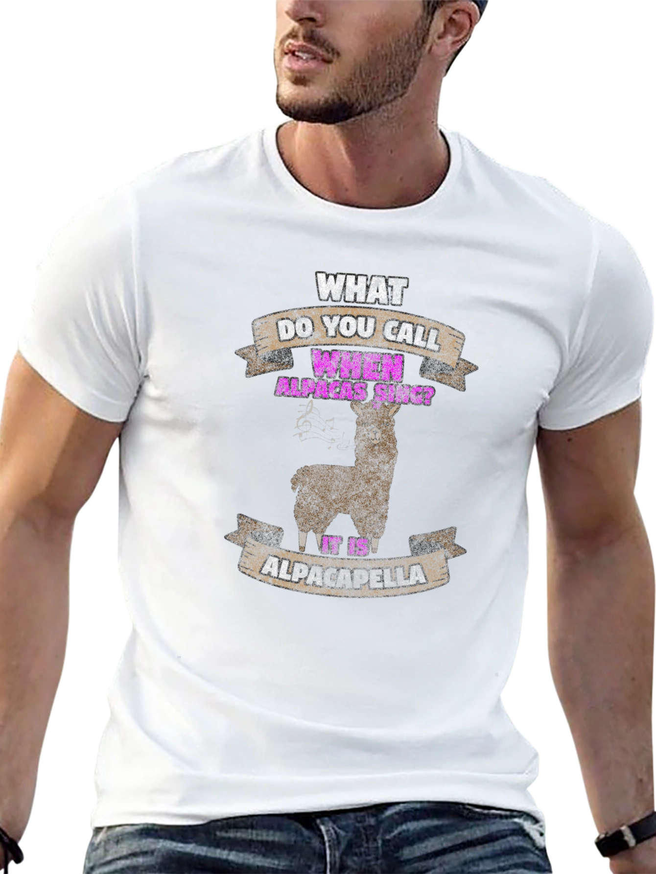 Alpaca-della Mens Graphic Tee
