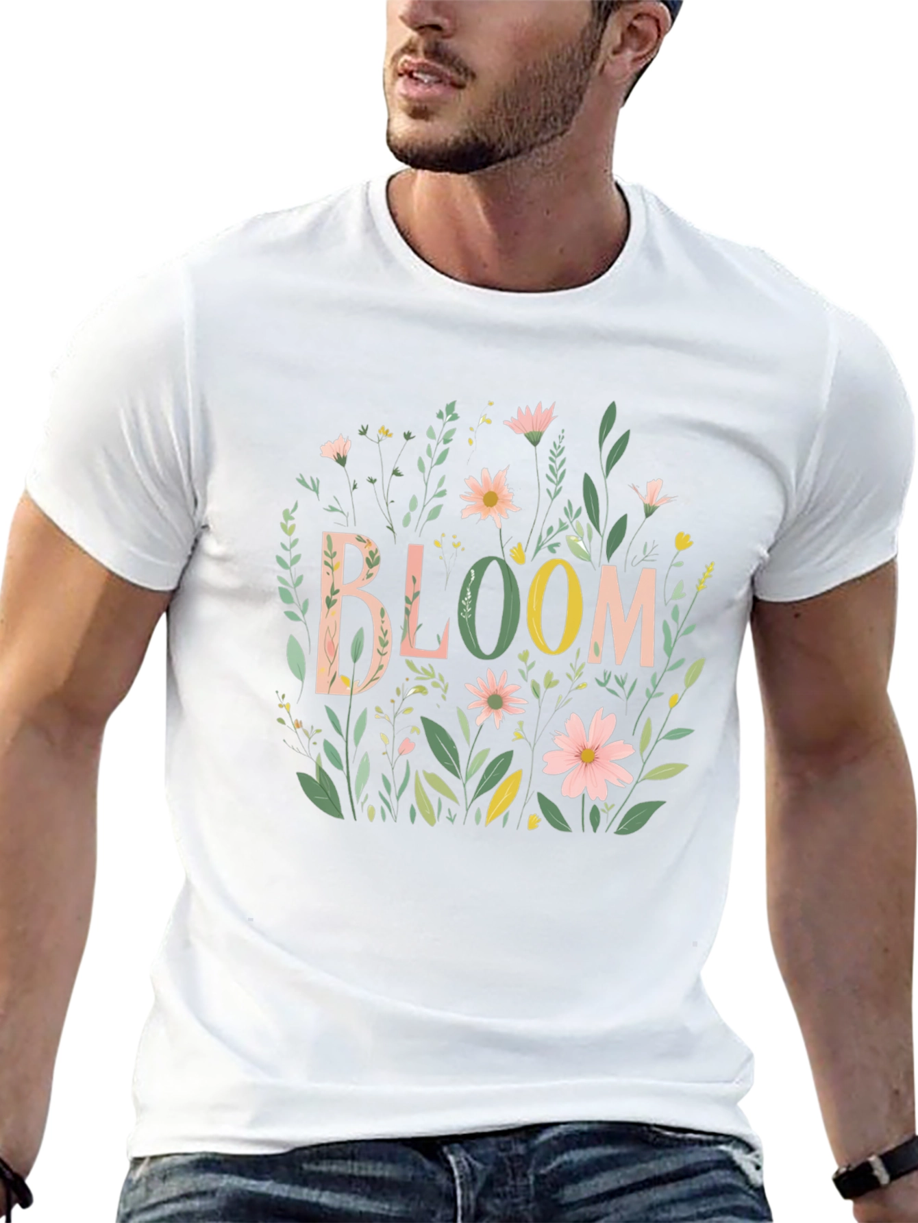Bloom Graphic T-Shirt - Floral Design